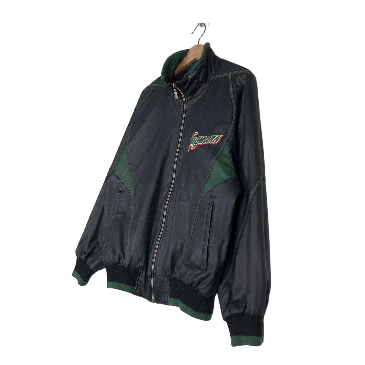 Japanese Brand Vintage Bomber Jacket Descente Big Logo Embroidered Jaguars Size US M / EU 48-50 / 2 - 2 Thumbnail