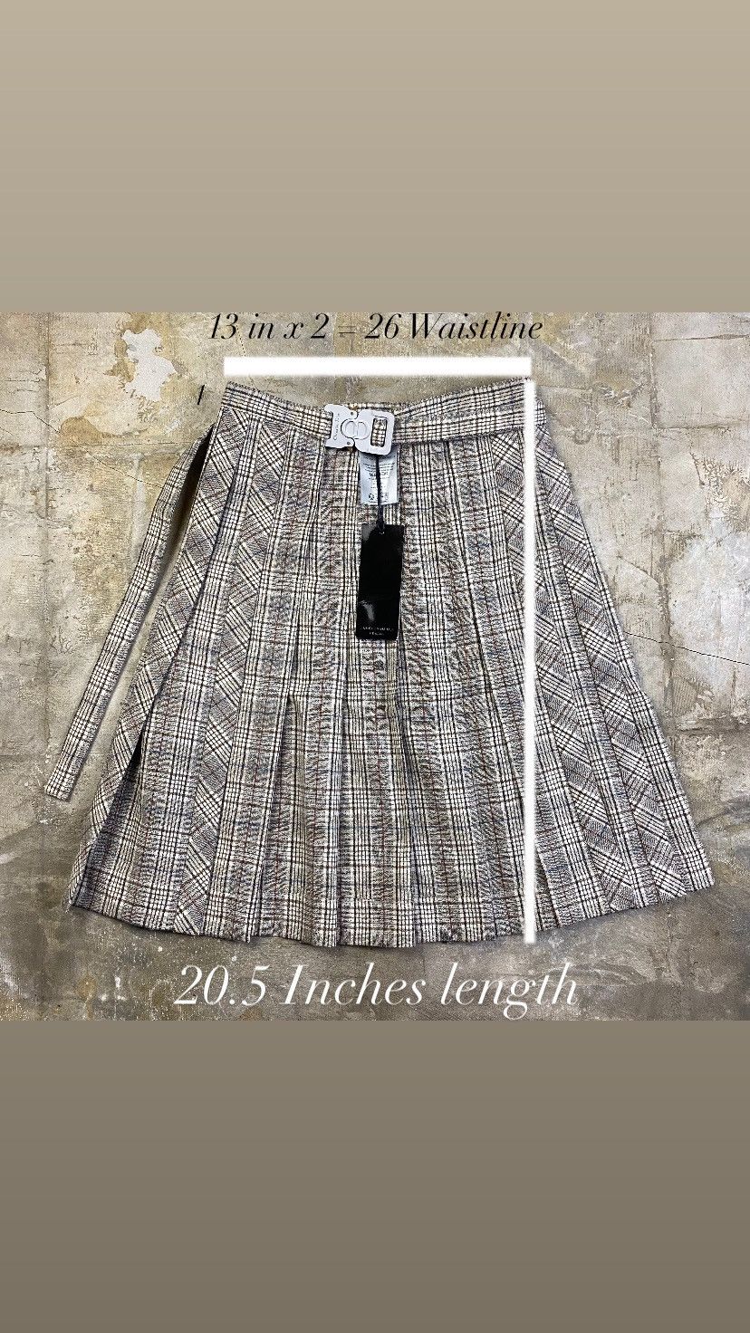 Dior Dior - FW23 Wool Kilt Logo Buckle Size US 26 / EU 42 - 13 Thumbnail