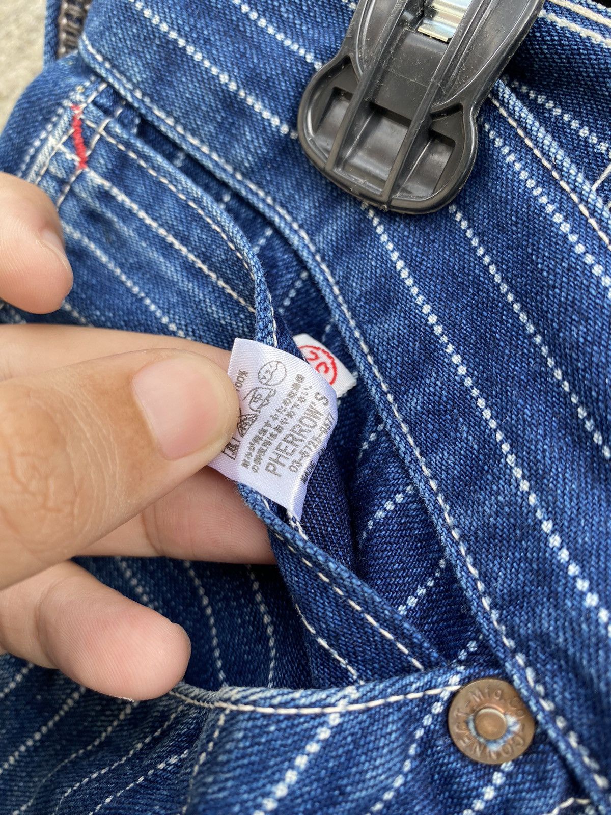 Orslow Pherrow Wabash Work Pants Indigo Size US 32 / EU 48 - 11 Thumbnail