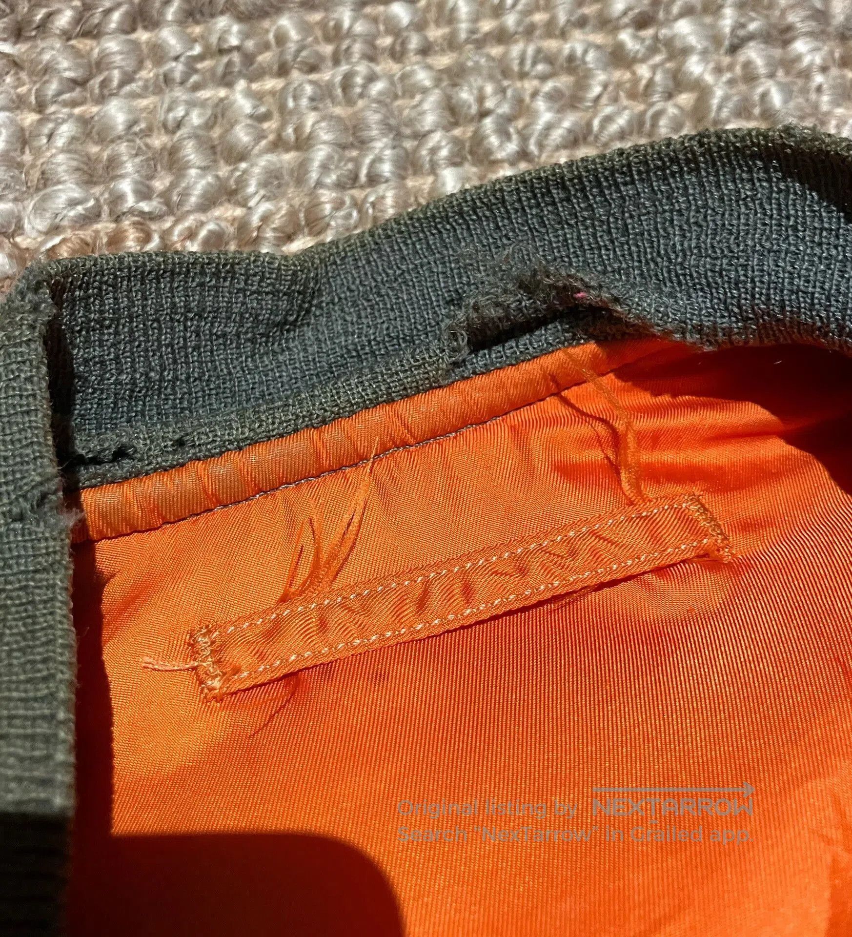 VINNY's Vintage 70s Ma1 Bomber Jacket. Size US M / EU 48-50 / 2 - 8 Thumbnail