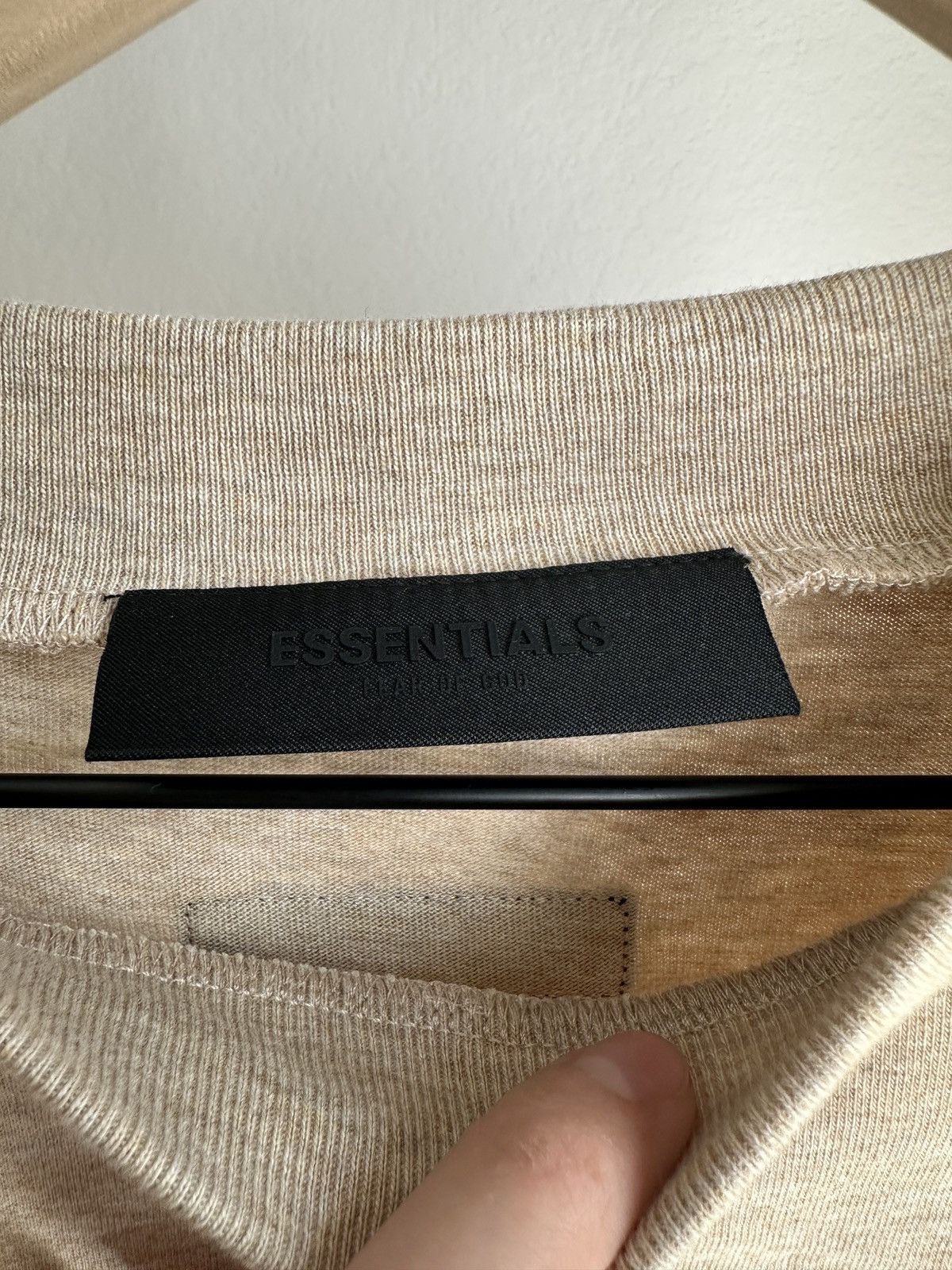 Essentials Essentials Fear of God Long Sleeve Shirt Gold Heather Beige Size US L / EU 52-54 / 3 - 5 Thumbnail