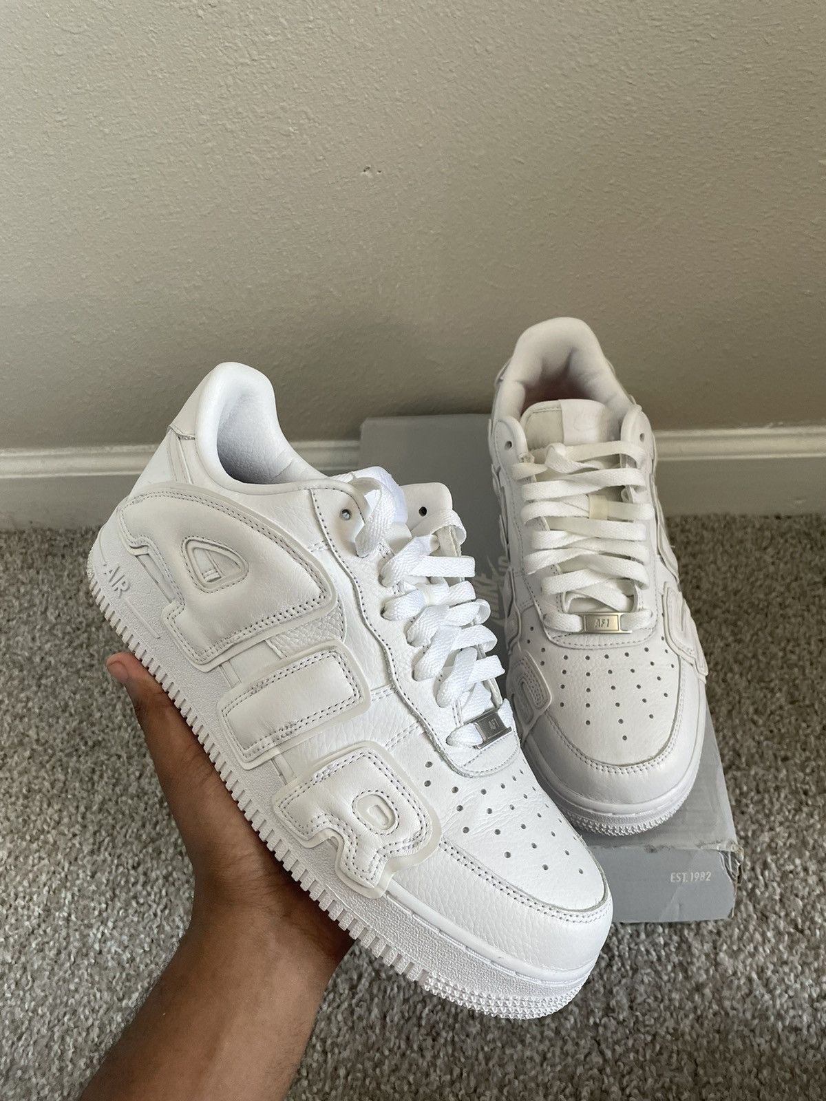 cpfm air force 1 white