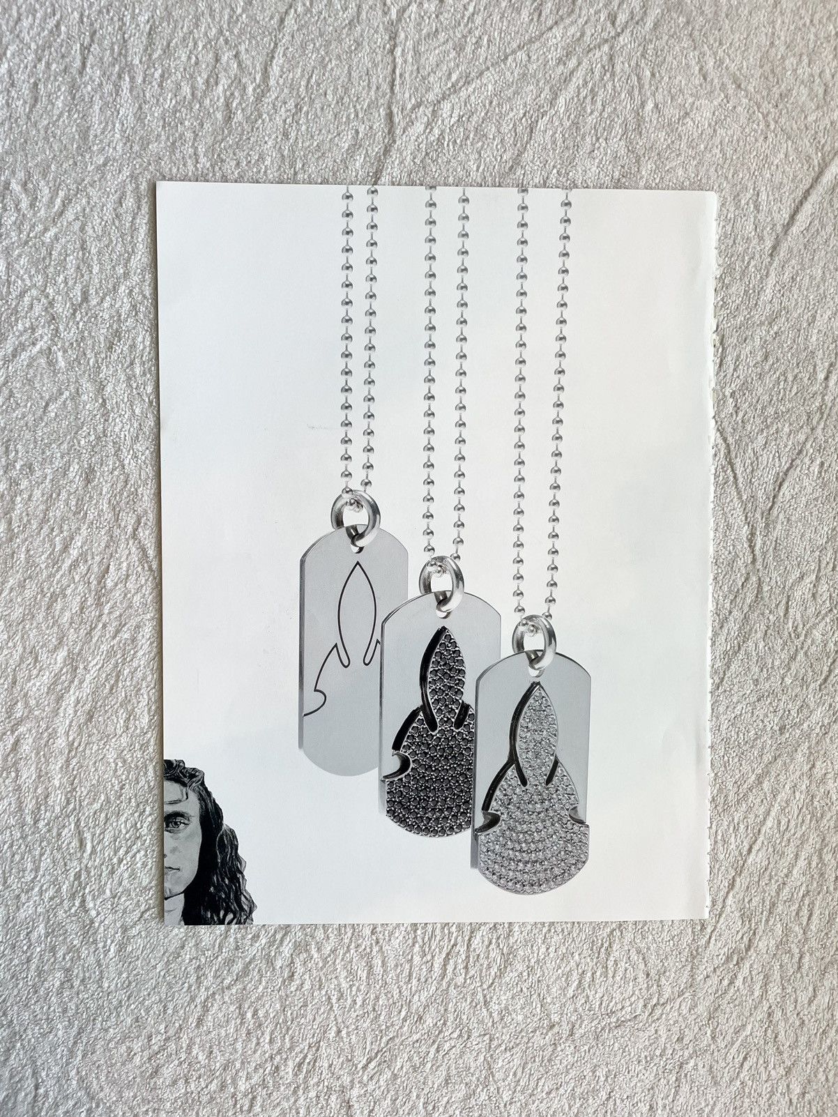 Chrome Hearts Chrome hearts dog tags 8x11 magazine cutout poster Size ONE SIZE - 1 Thumbnail