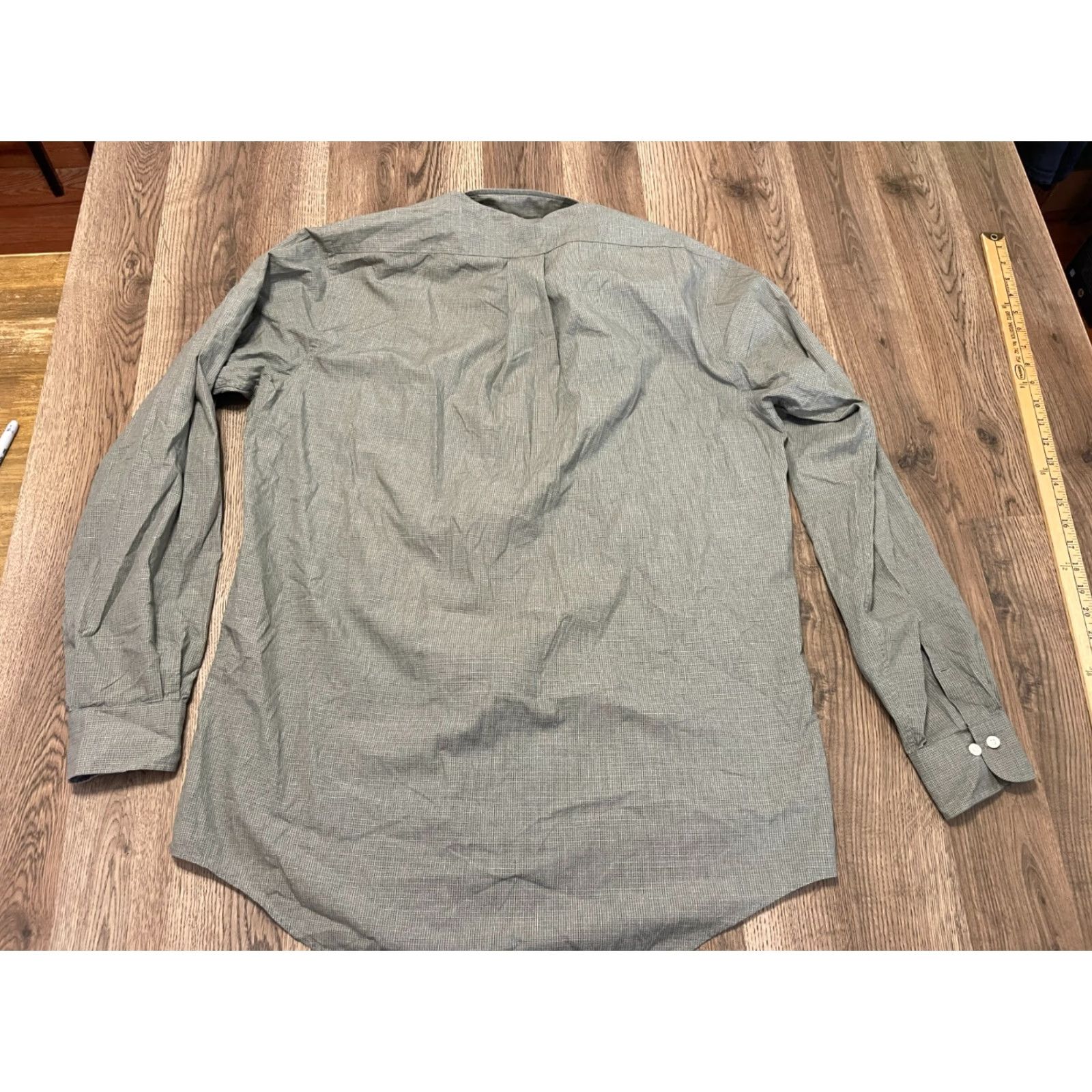 Vintage WOODWARD Shirt Mens Size 16.5 36/37 Green Button Up Long Sleeve Casual Check Vintage: No Size US XL / EU 56 / 4 - 2 Thumbnail