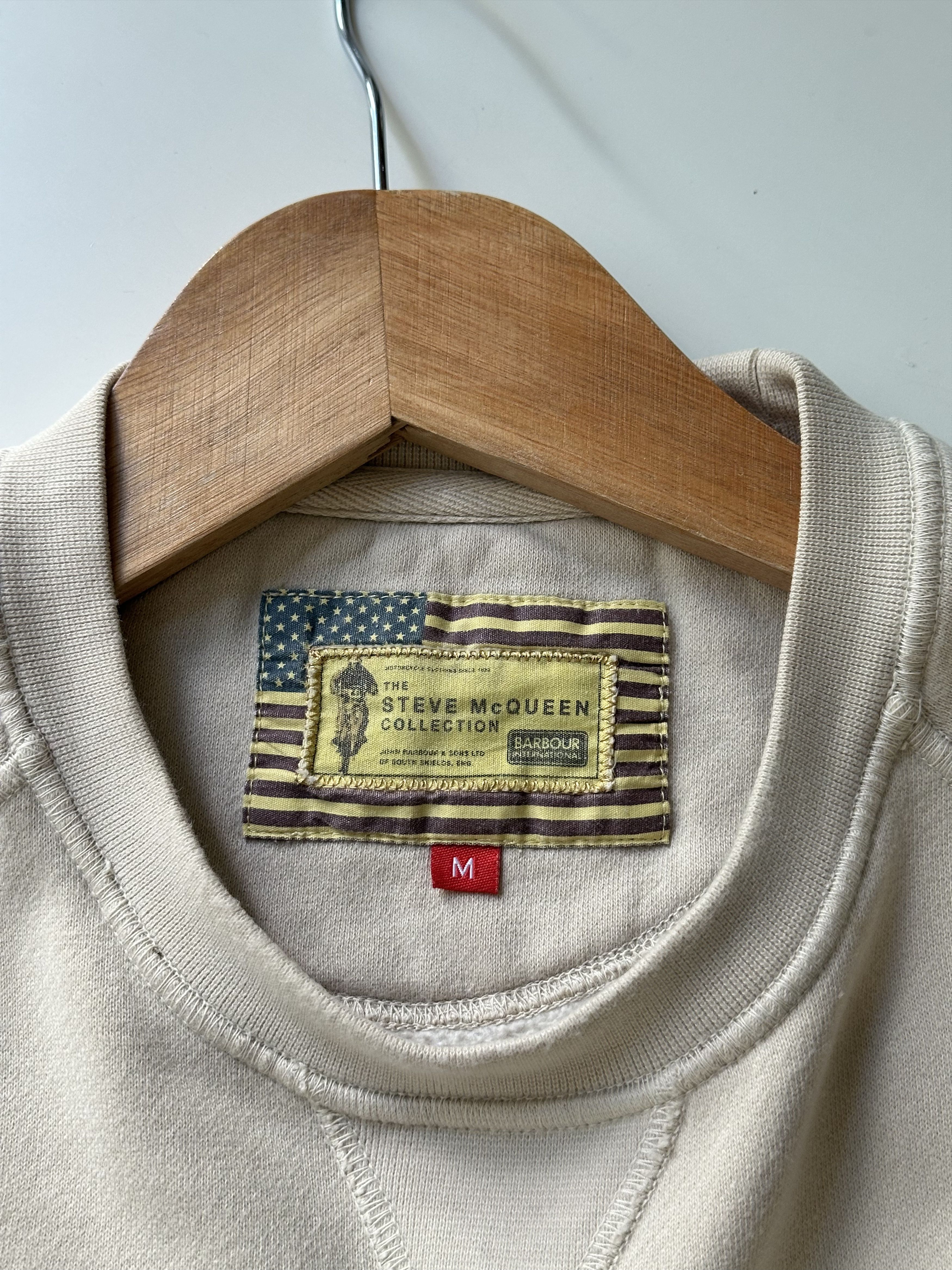 Barbour Barbour Steve McQueen Beige Sweatshirt Medium Size US M / EU 48-50 / 2 - 4 Thumbnail