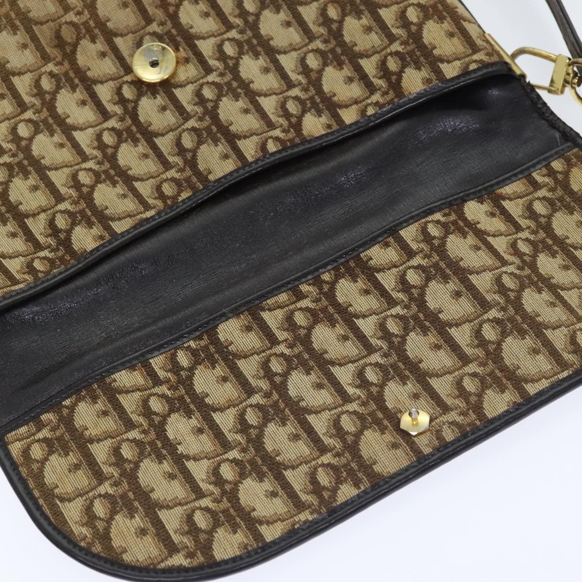 Dior DIOR Trotter Canvas Shoulder Bag Beige Size ONE SIZE - 10 Thumbnail