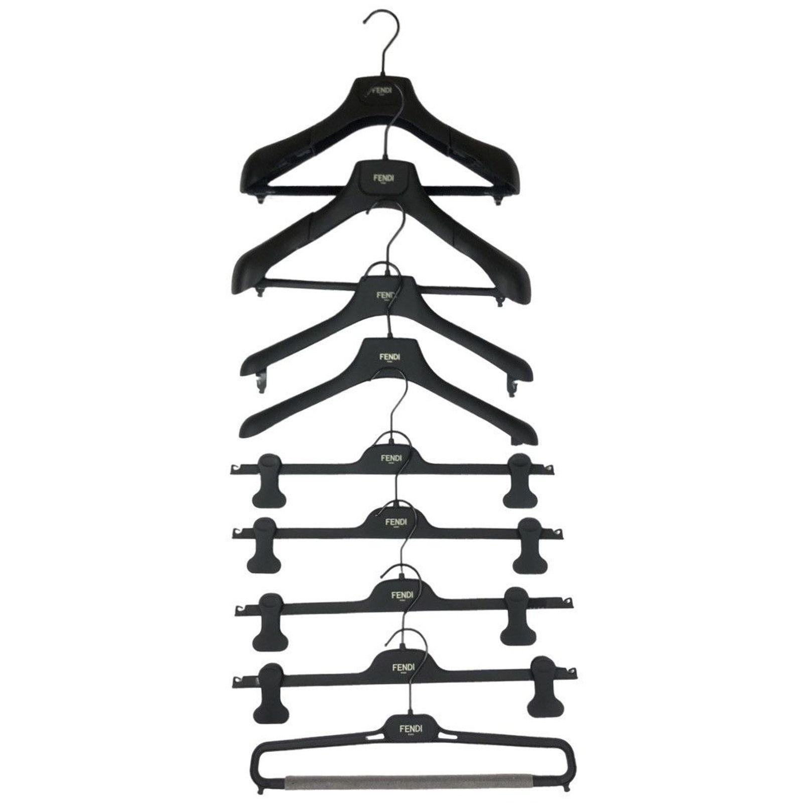 Fendi Fendi Logo Plastic Hangers Size ONE SIZE - 1 Thumbnail