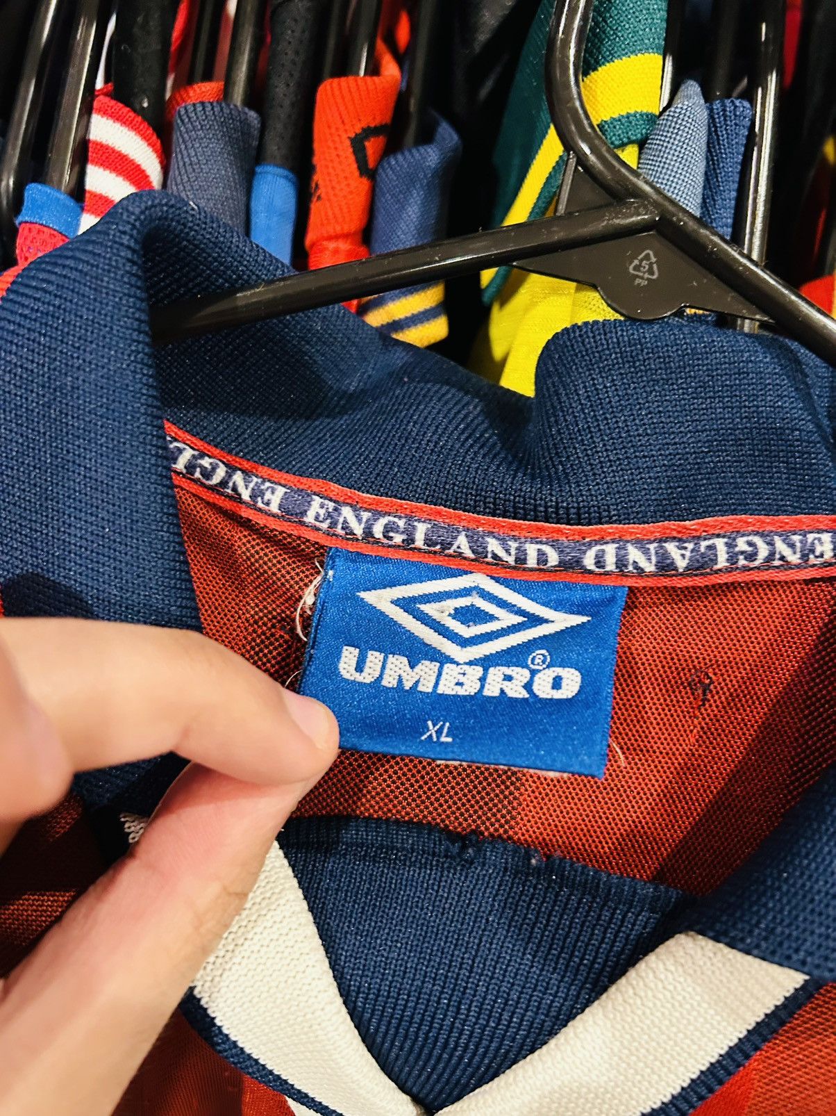 Umbro × Vintage England 1998 away jersey Size US XL / EU 56 / 4 - 4 Thumbnail