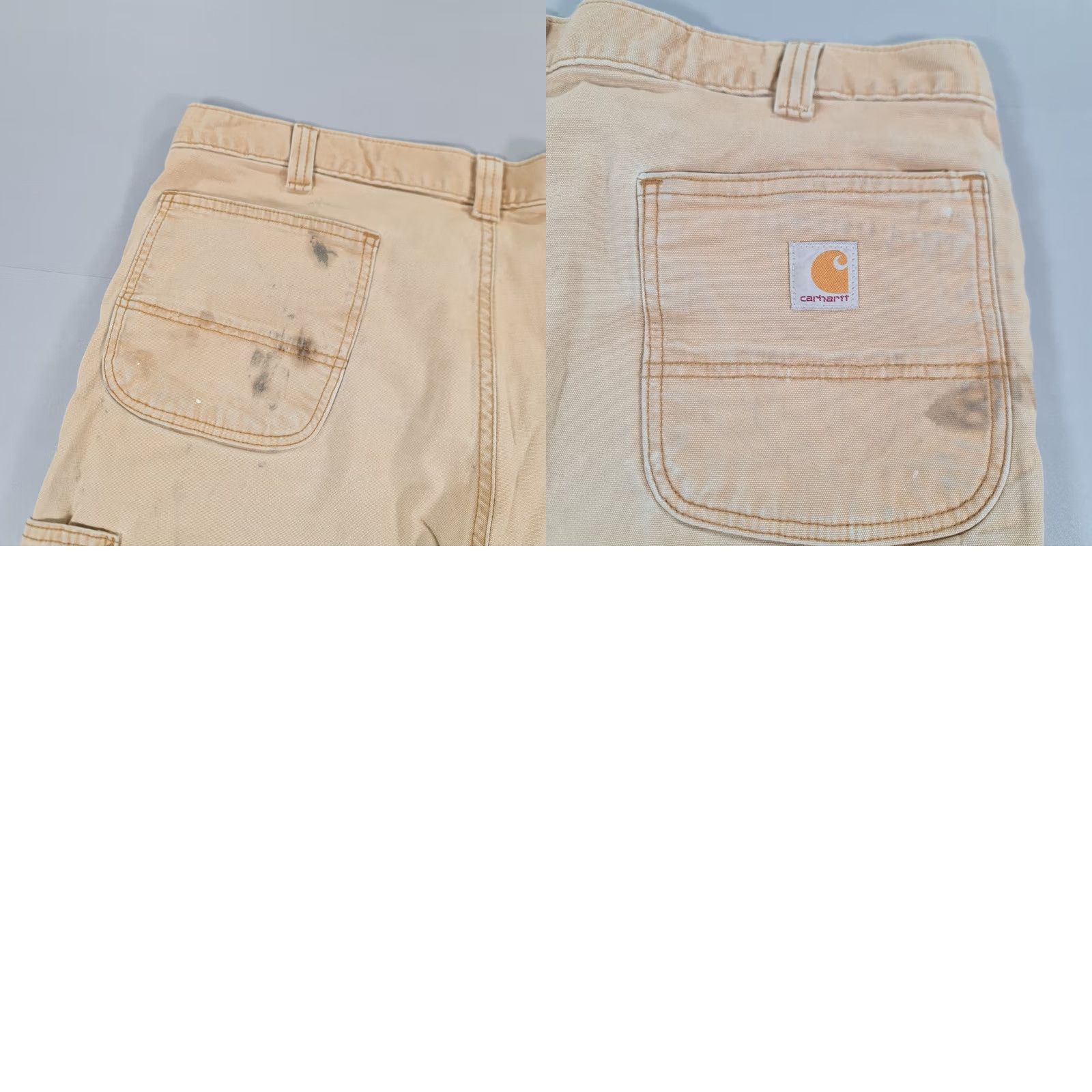 Carhartt Carhartt Mens Trousers Beige W40 L30 Relaxed Fit Double Knee Work Pants 102802 Size US 40 / EU 56 - 9 Thumbnail