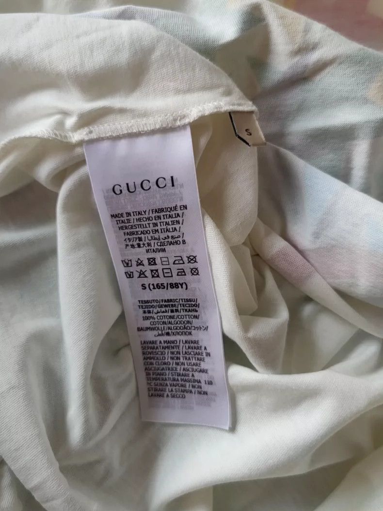 Gucci Gucci Double G Large Logo Colorful Star Print Short-sleeved Size US S / EU 44-46 / 1 - 4 Thumbnail