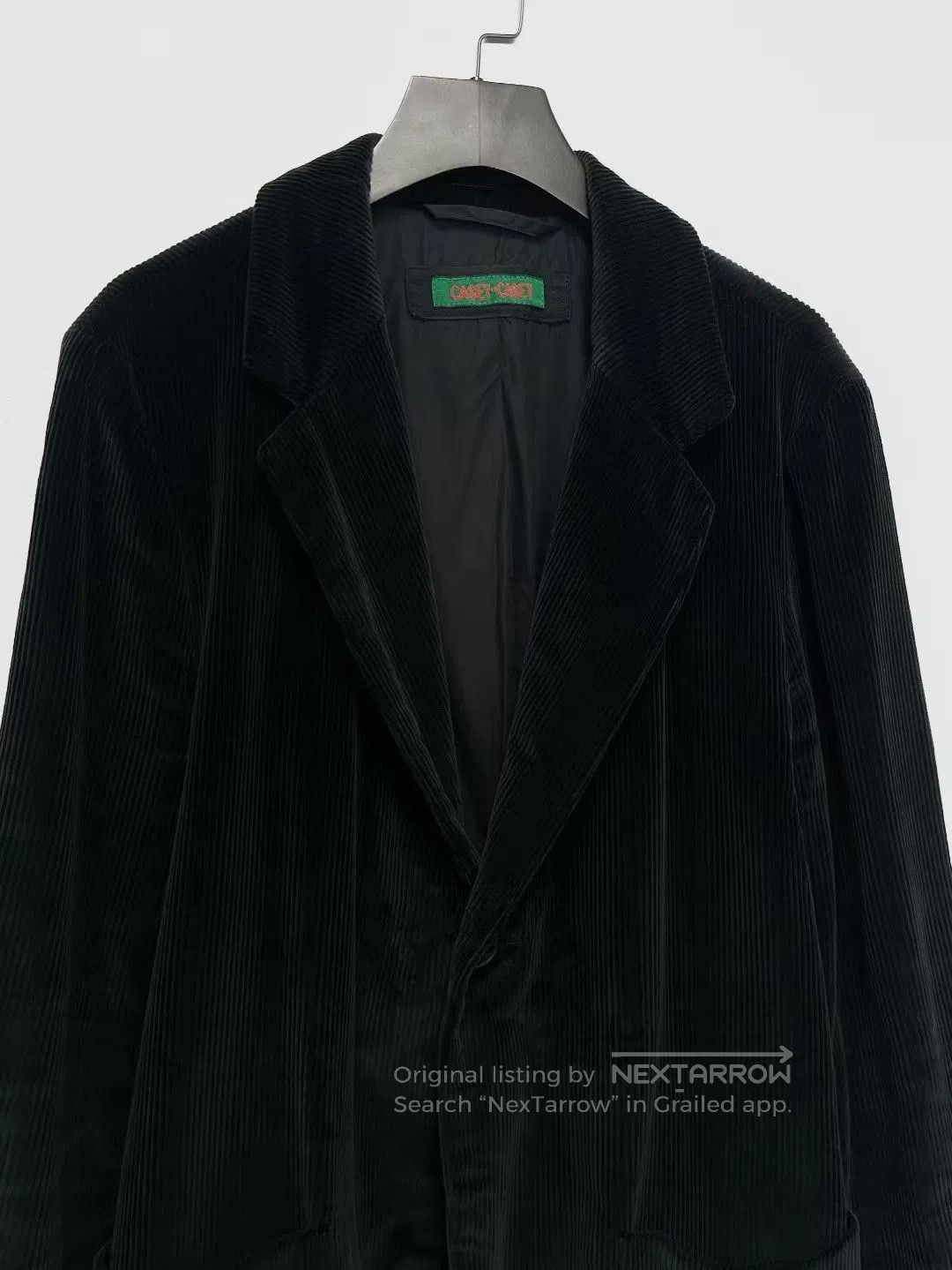Casey Casey Casey Casey Black Corduroy Blazer. Size US S / EU 44-46 / 1 - 5 Thumbnail