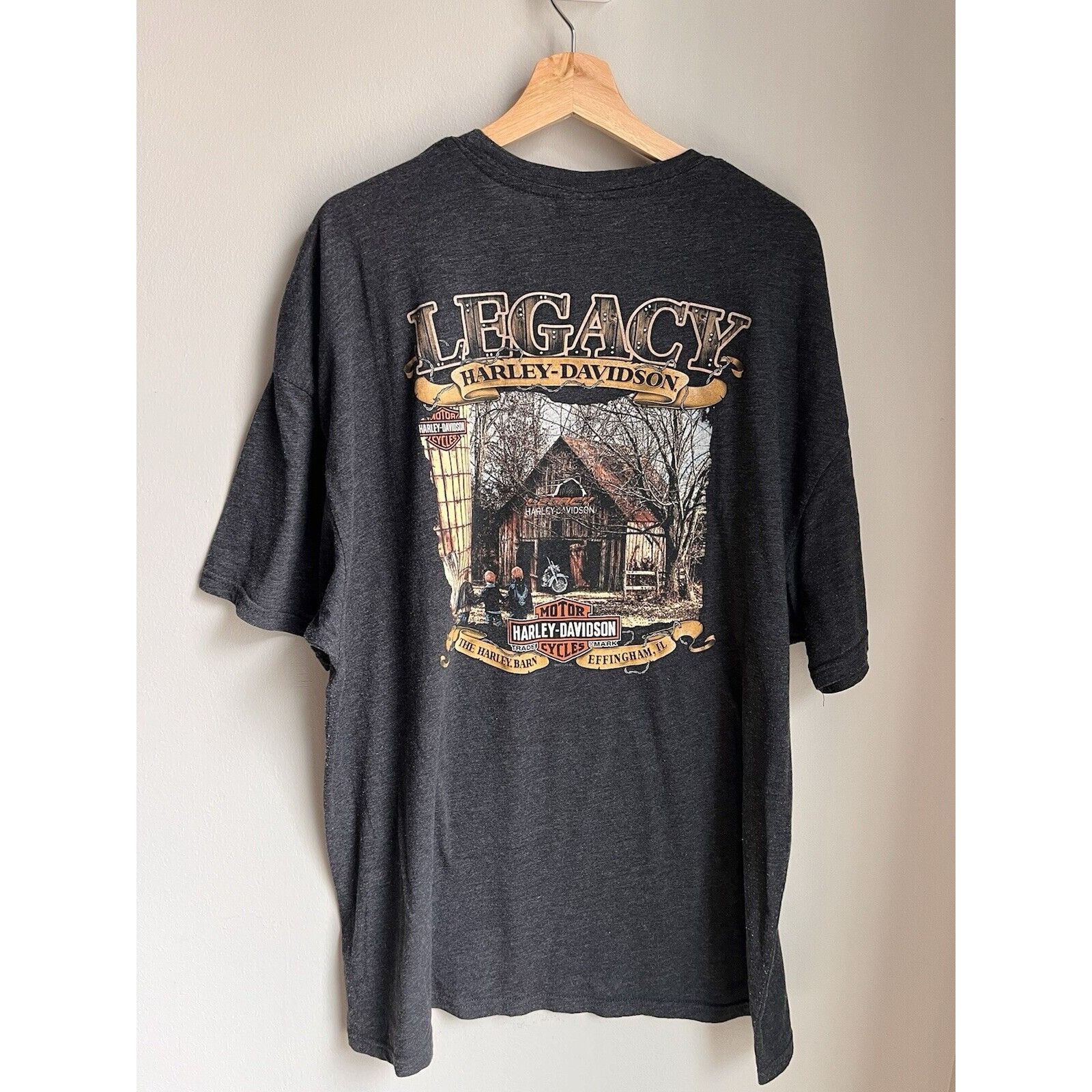 Harley Davidson VINTAGE STYLE HARLEY DAVIDSON MOTORCYLES GRAPHIC T SHIRT 3XL Size US XXL / EU 58 / 5 - 3 Thumbnail