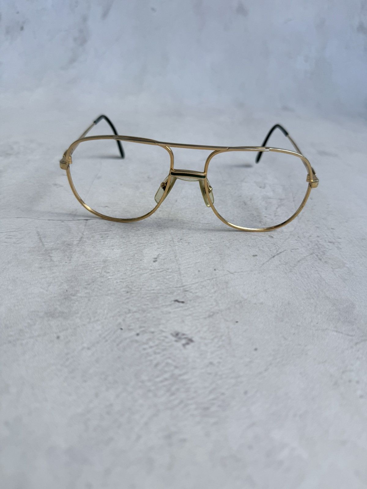 Lacoste Lacoste Vintage Gold Metal Eyeglasses Frame Metal No Lenses Size ONE SIZE - 2 Thumbnail