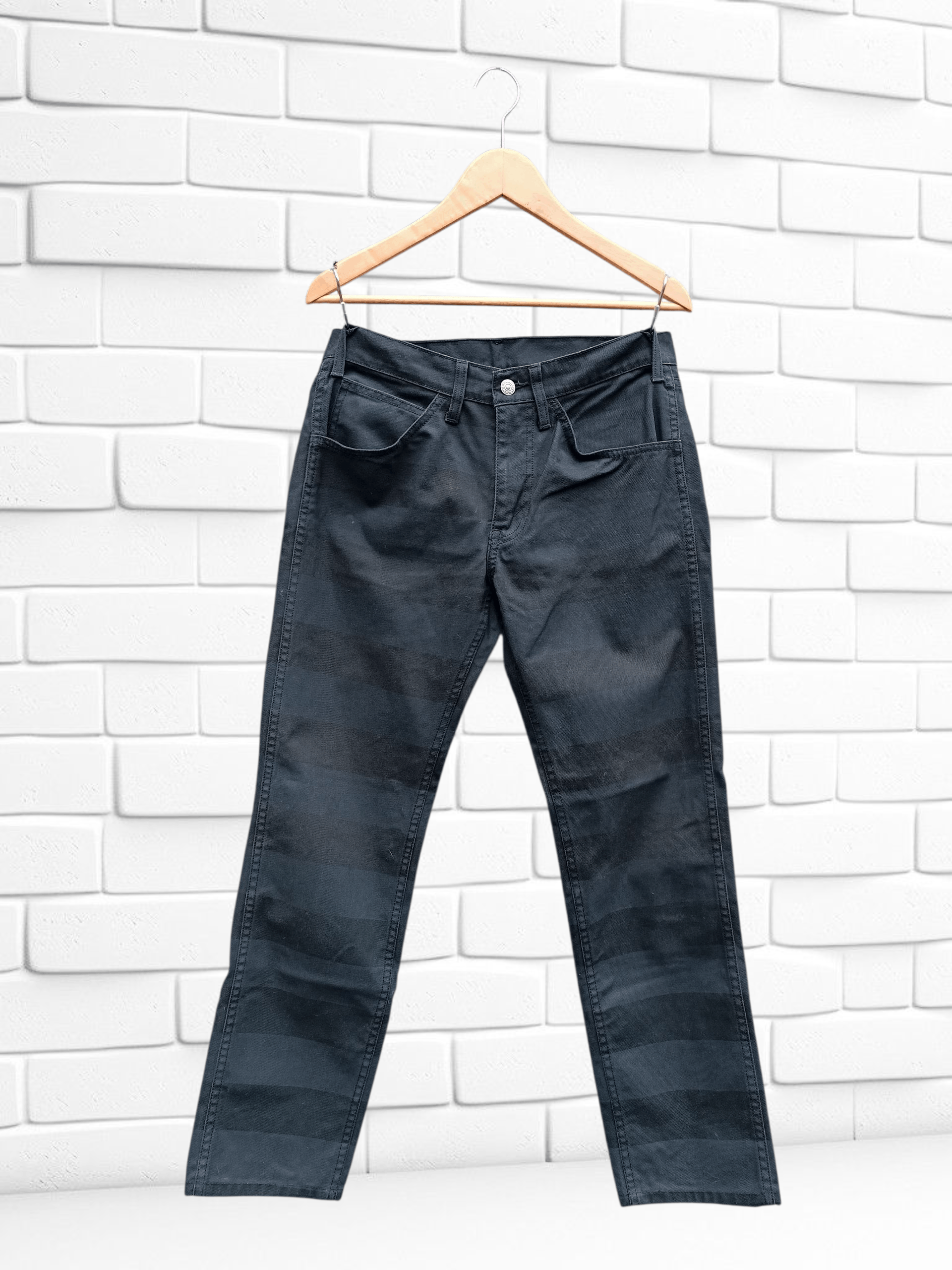 Levi's Vintage Levi's Black Gray Prison Stripes Size US 32 / EU 48 - 1 Thumbnail