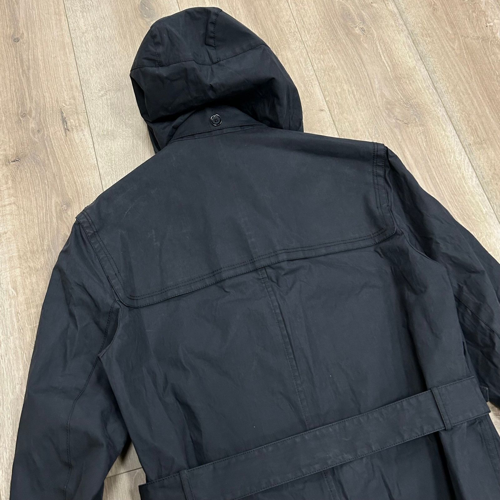 Gucci Gucci Navy Hooded Trench Coat Jacket size 50 B5 Size US M / EU 48-50 / 2 - 12 Thumbnail
