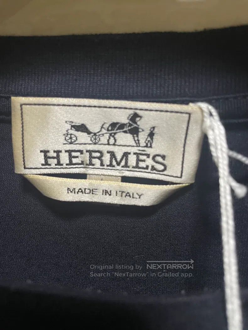 Hermes Hermes Short-sleeve t-shirt (hooded) Size US L / EU 52-54 / 3 - 4 Thumbnail