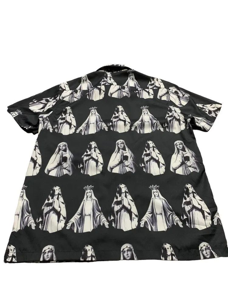 Vintage Vintage Virgin Mary over print camp collar shirt Size US L / EU 52-54 / 3 - 10 Thumbnail