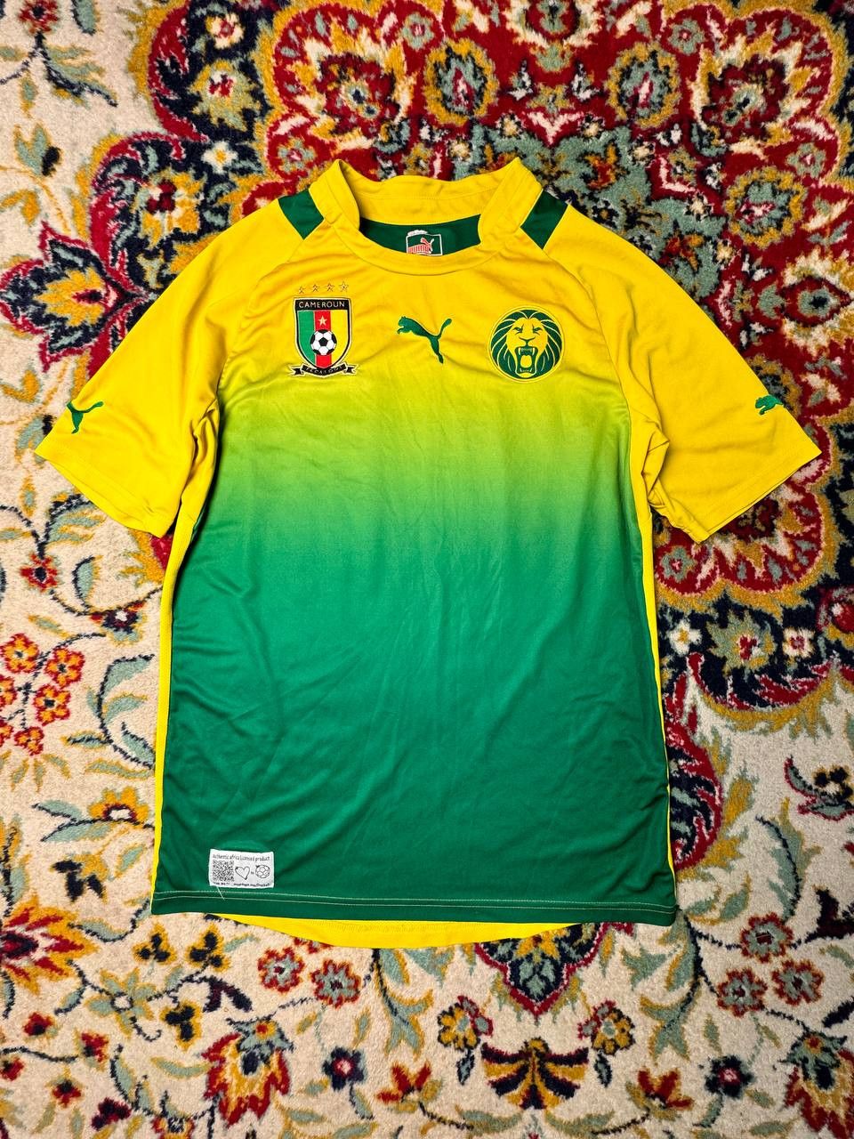 Puma Cameroon National Team 2012 2013 Away Shirt Soccer Jersey Size US M / EU 48-50 / 2 - 1 Thumbnail