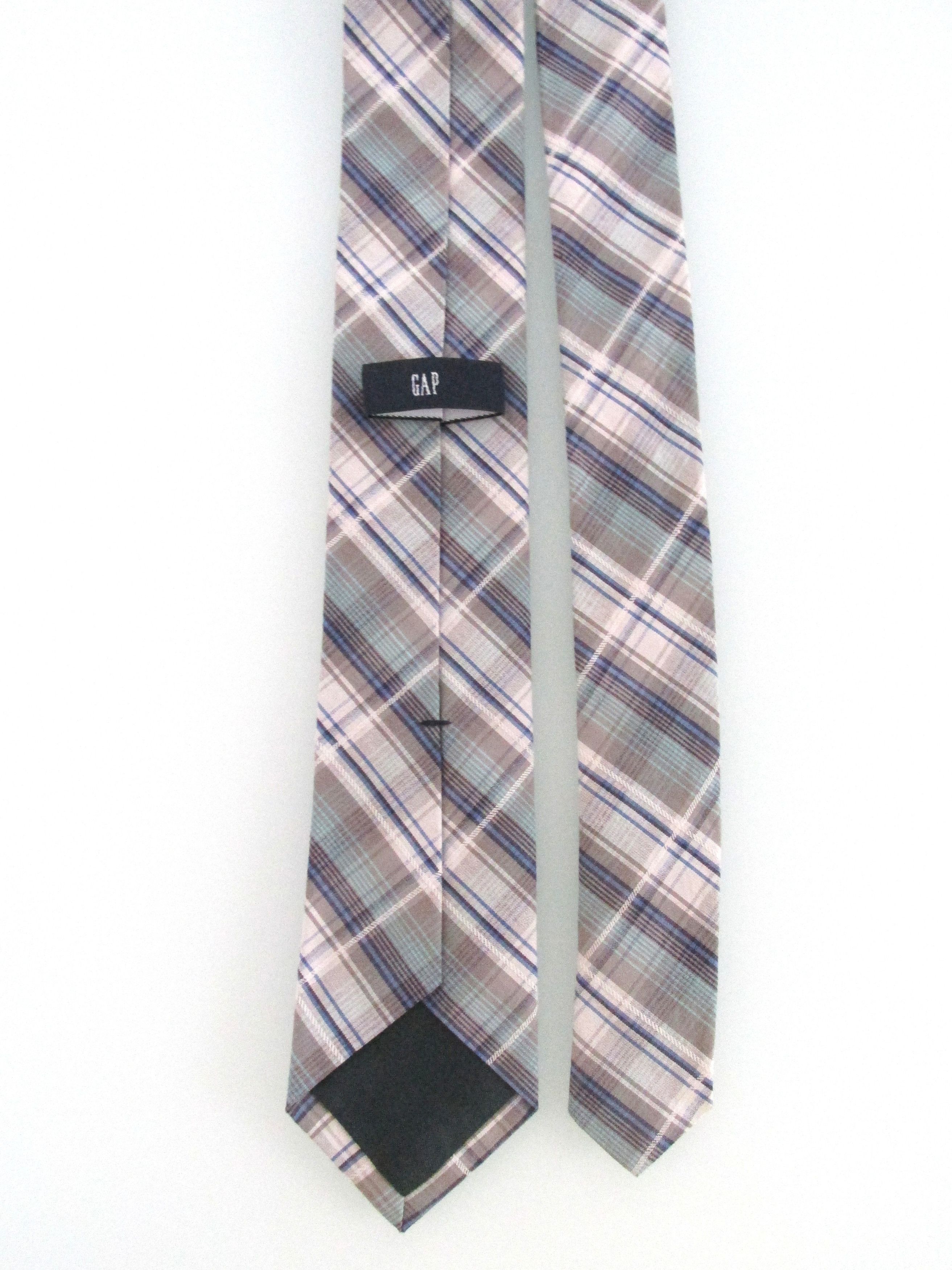 Gap Gap (NWOT) Men's Narrow Cotton Plaid Tie Size ONE SIZE - 4 Thumbnail