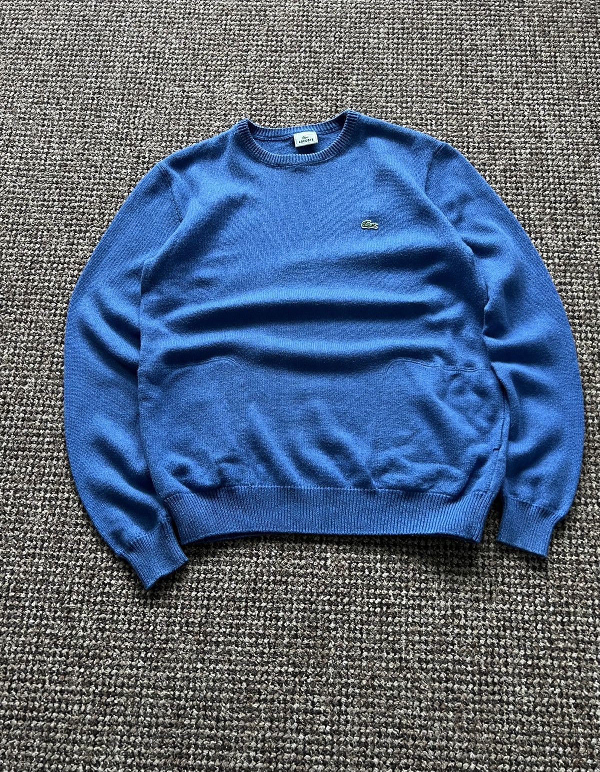 Lacoste Vintage Lacoste Y2k Baggy Sweater Mini Logo Size US M / EU 48-50 / 2 - 3 Thumbnail