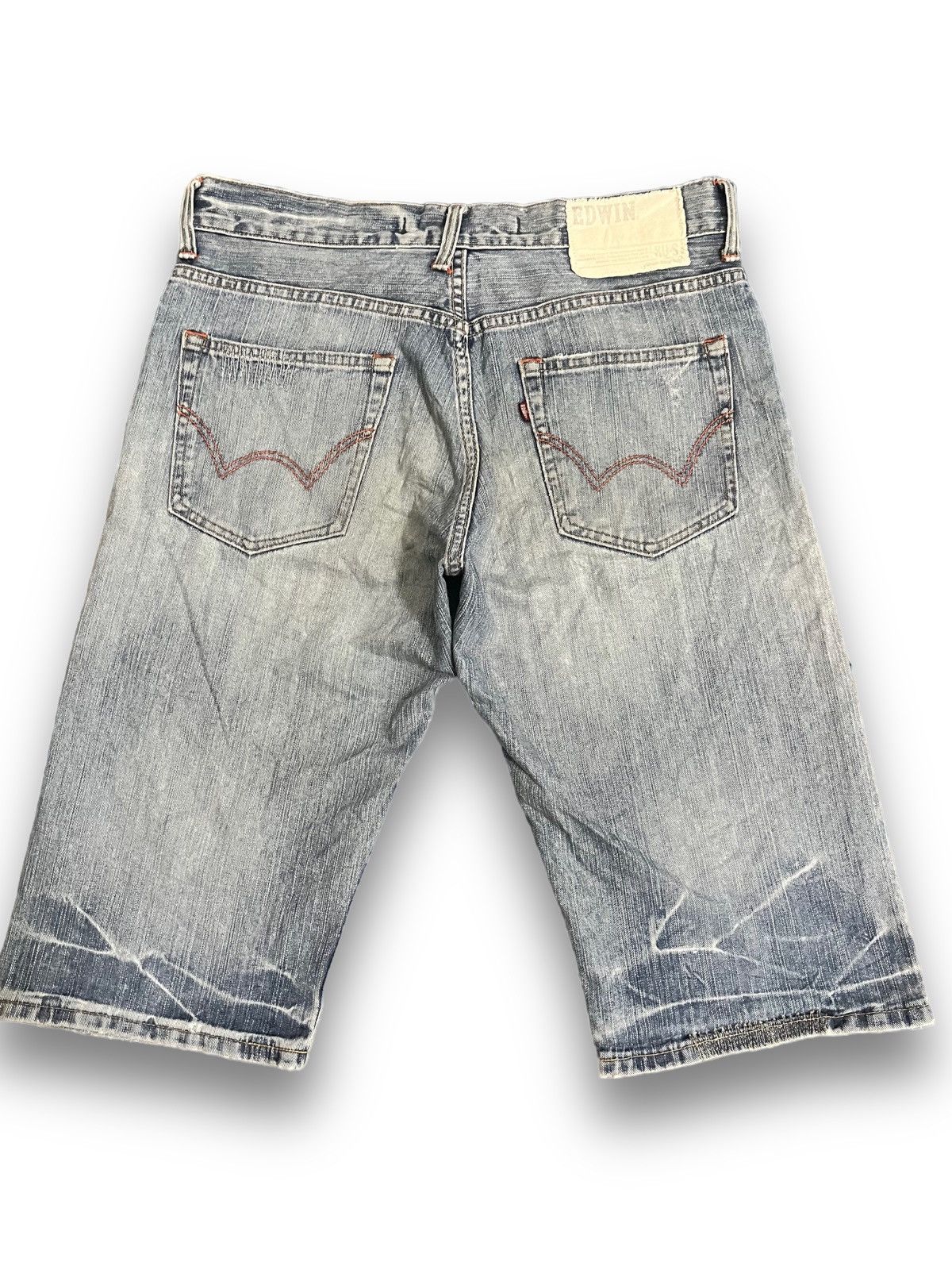 Edwin × Japanese Brand × Vintage Vintage XV-S Edwin Patches Short Denim Size US 34 / EU 50 - 7 Thumbnail