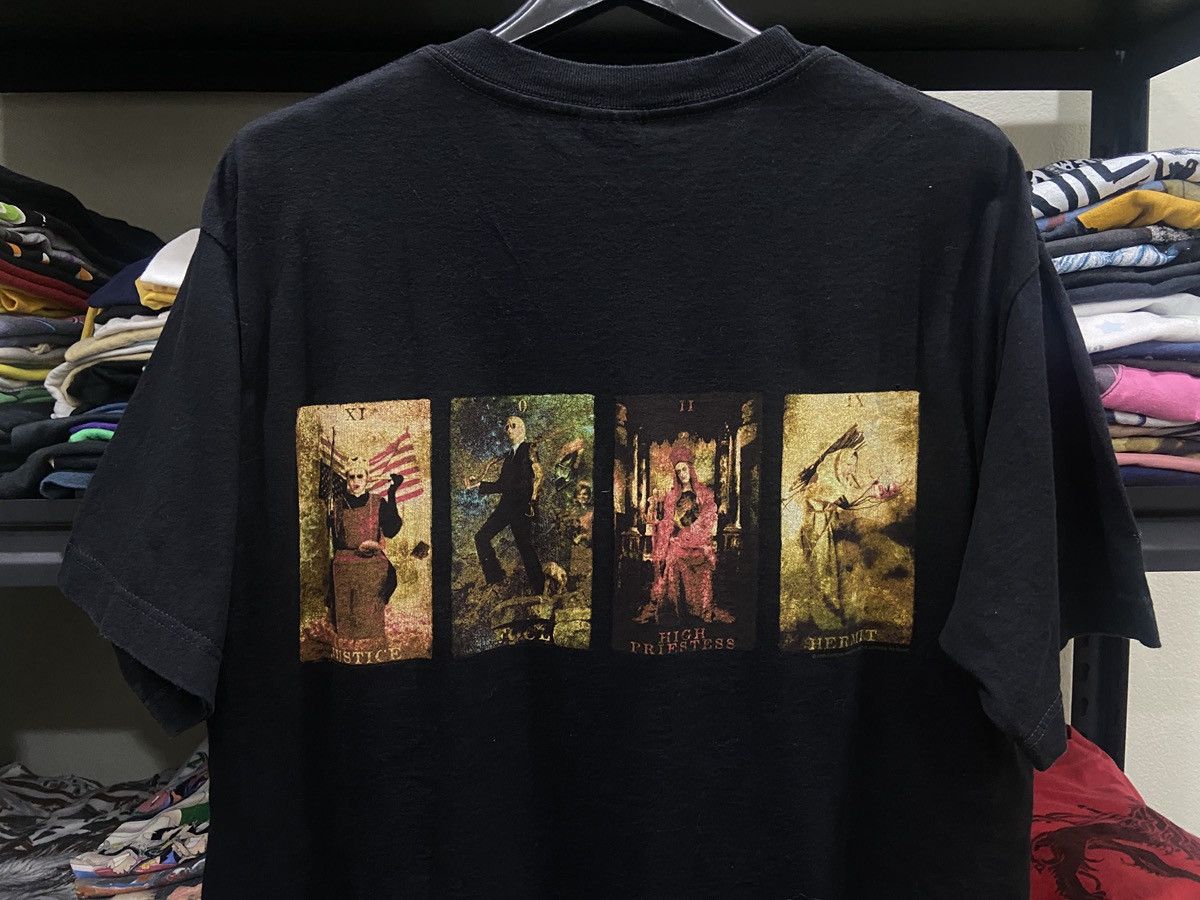 Band Tees × Vintage Vintage 90s 00s MARILYN MANSON Giant Industrial Tour TShirt Size US L / EU 52-54 / 3 - 8 Thumbnail