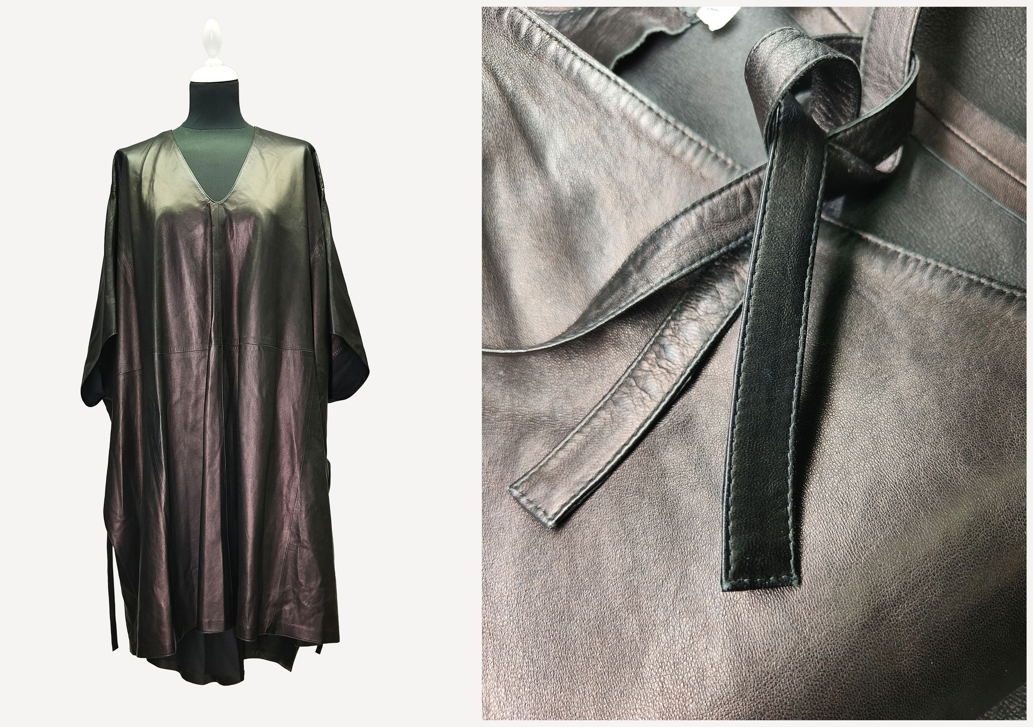 Salvatore Ferragamo SALVATORE FERRAGAMO _ S/S 2001 _ OVERSIZED _ CAPE / DRESS Size ONE SIZE - 6 Thumbnail