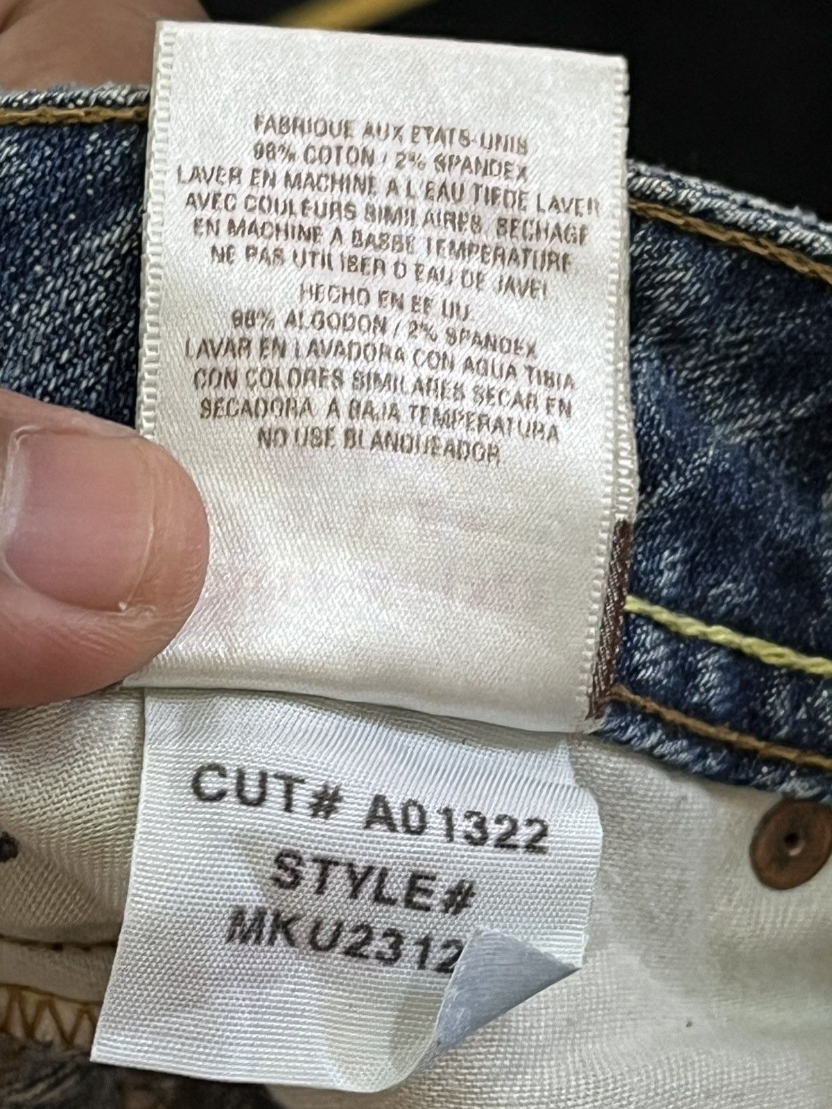 Kapital Vintage Yanuk Flare Ripped Distressed Denim Size US 29 - 10 Thumbnail