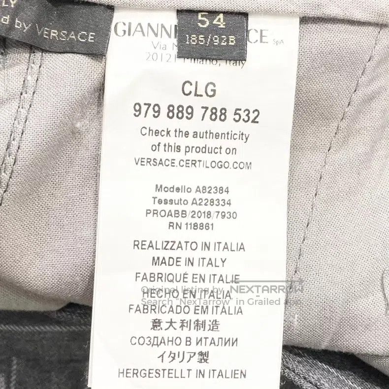 Versace Versace Grey striped wool shorts Size US 38 / EU 54 - 6 Thumbnail