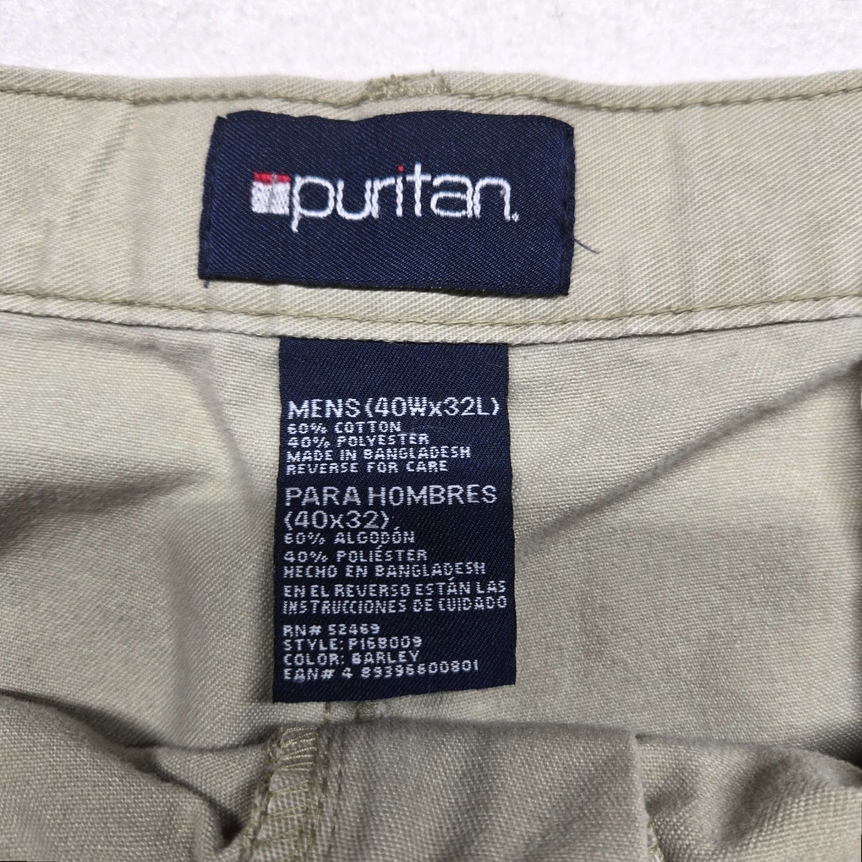 Vintage Puritan Men Pants Dress Pants Solid Brown 40 x 32 Adult Regular Brown Puritan Pants Mens Size 40 x 32 Size US 40 / EU 56 - 3 Thumbnail