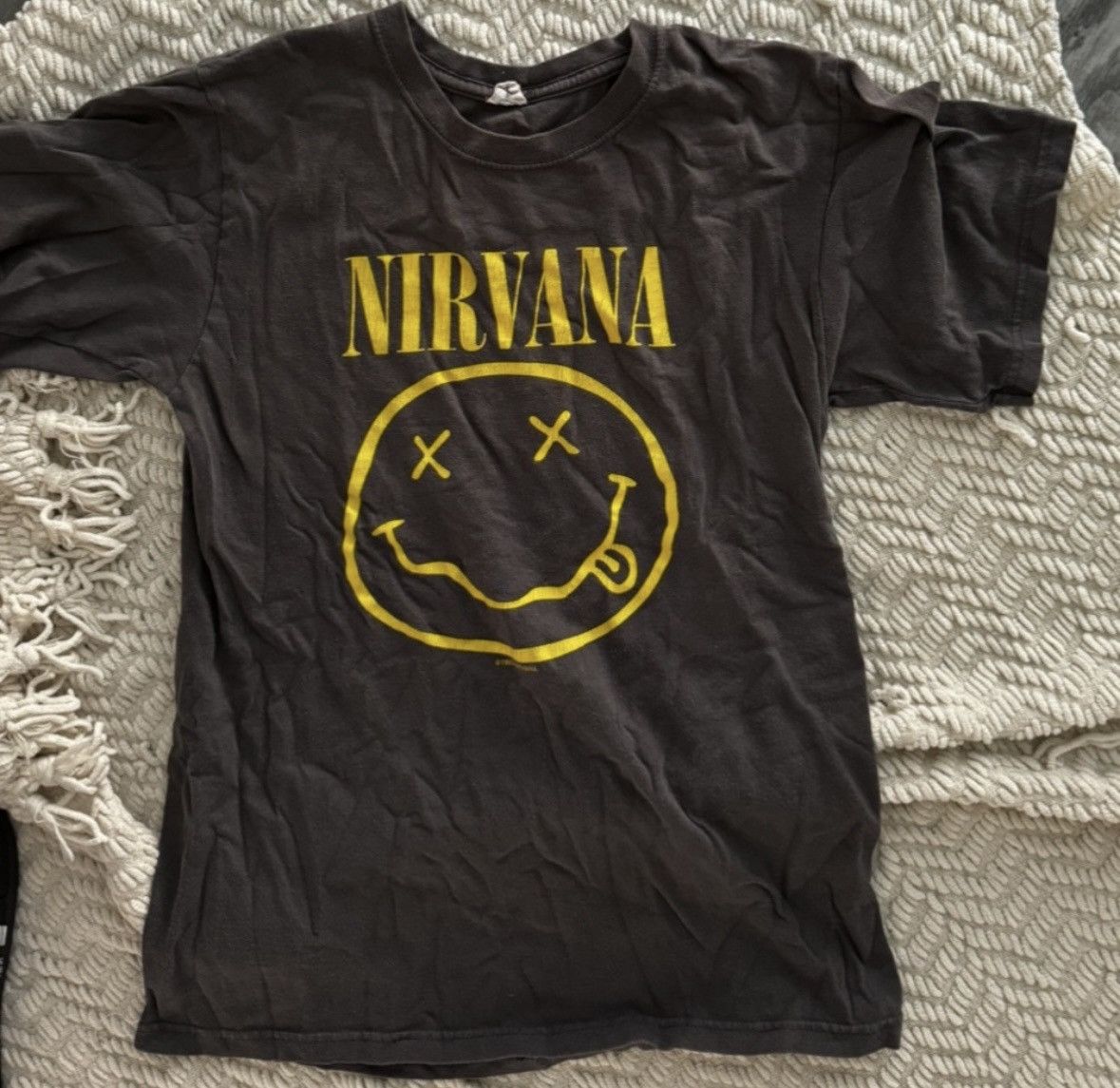 Nirvana 1992 Nirvana Band Tee - Giant Tag - Smiley - Single Stitch Size US S / EU 44-46 / 1 - 5 Thumbnail