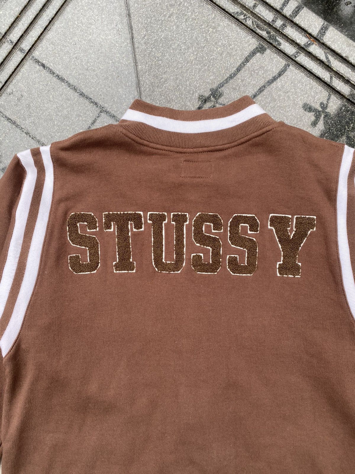 Stussy × Vintage 90S STUSSY MULTI LOGO VARSITY RARE RETRO Y2K COLLEGE JACKET Size US L / EU 52-54 / 3 - 8 Thumbnail