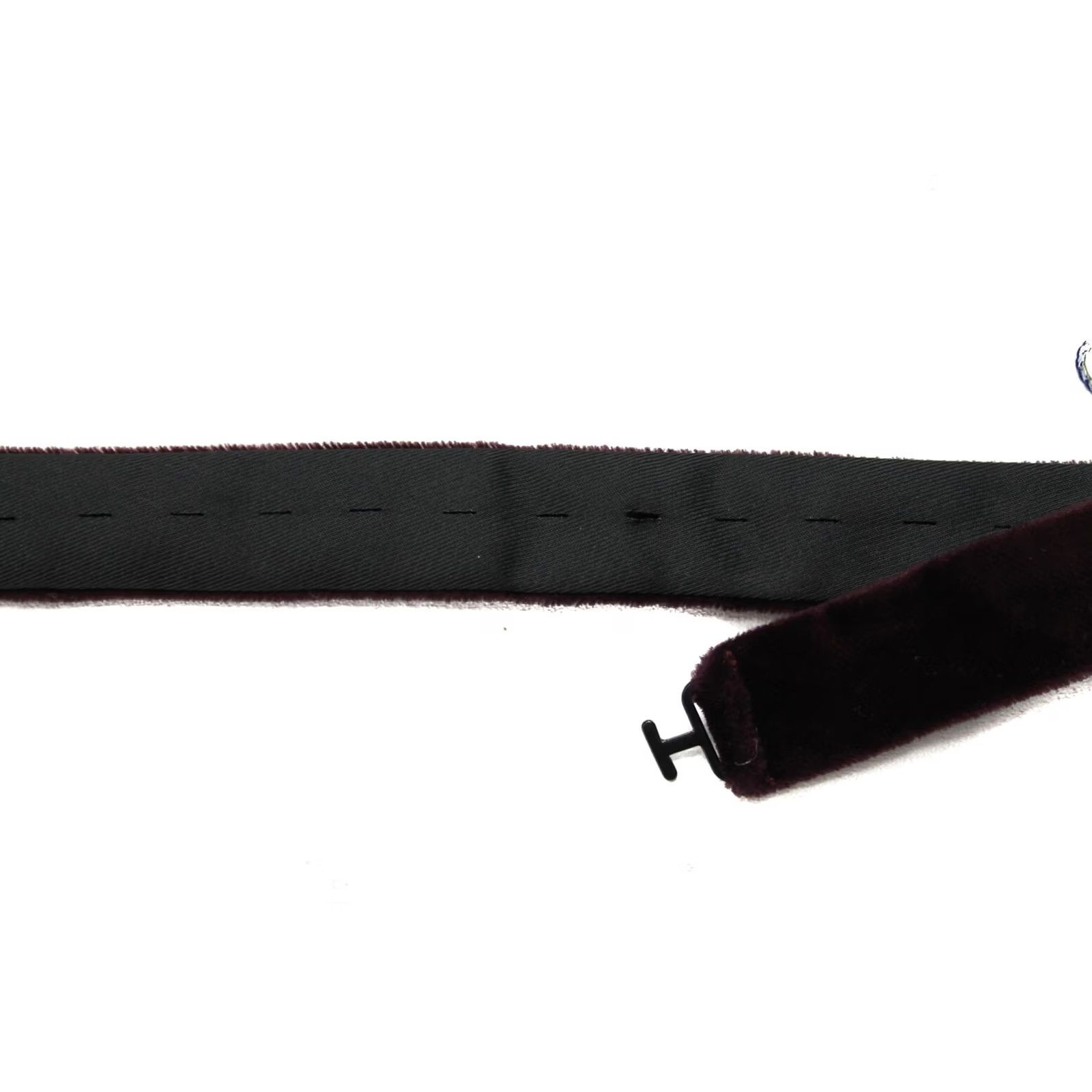 Suitsupply Suitsupply Velvet Bordeaux Bow Tie Men's ONE SIZE Adjustable Clip Bow Tie Size ONE SIZE - 3 Thumbnail