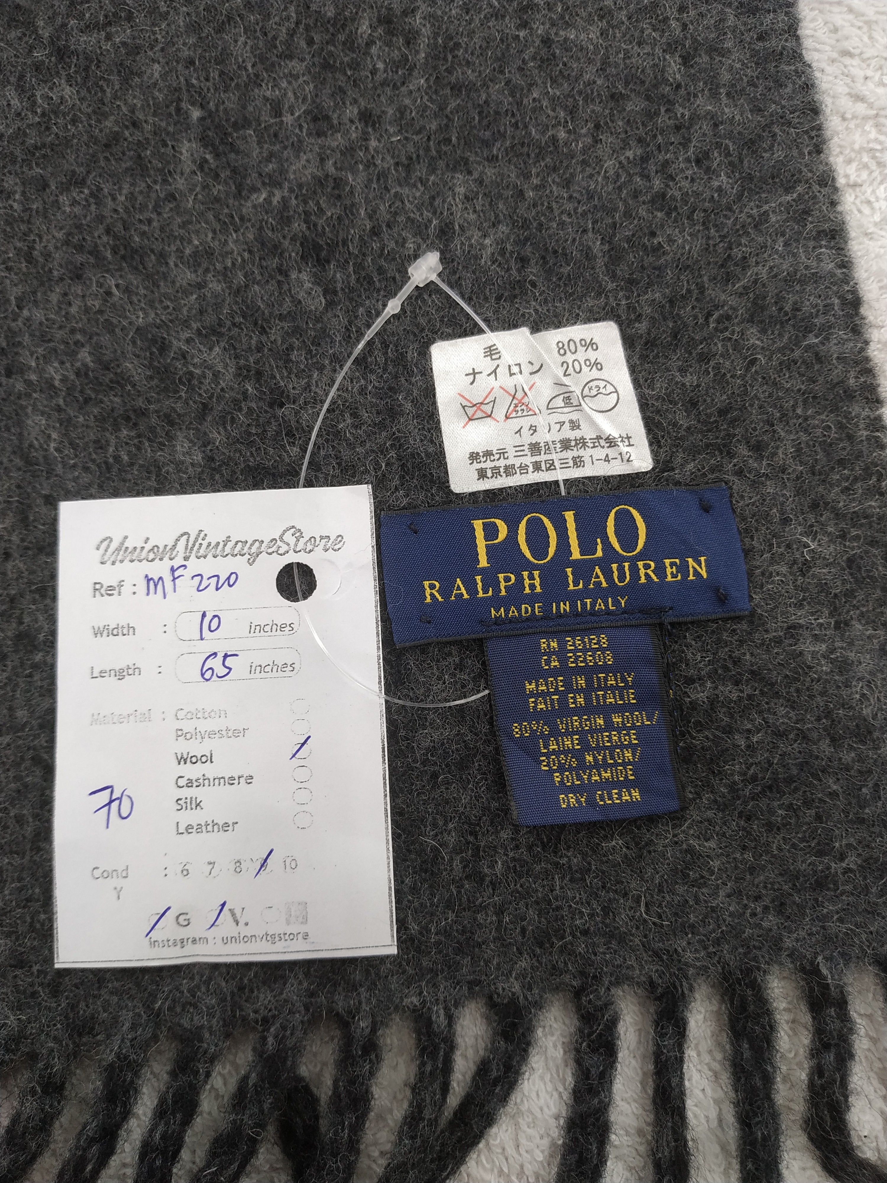 Polo Ralph Lauren Vintage Polo Ralph Lauren Scarf/Muffler/Neckwear MF220 Size ONE SIZE - 5 Thumbnail