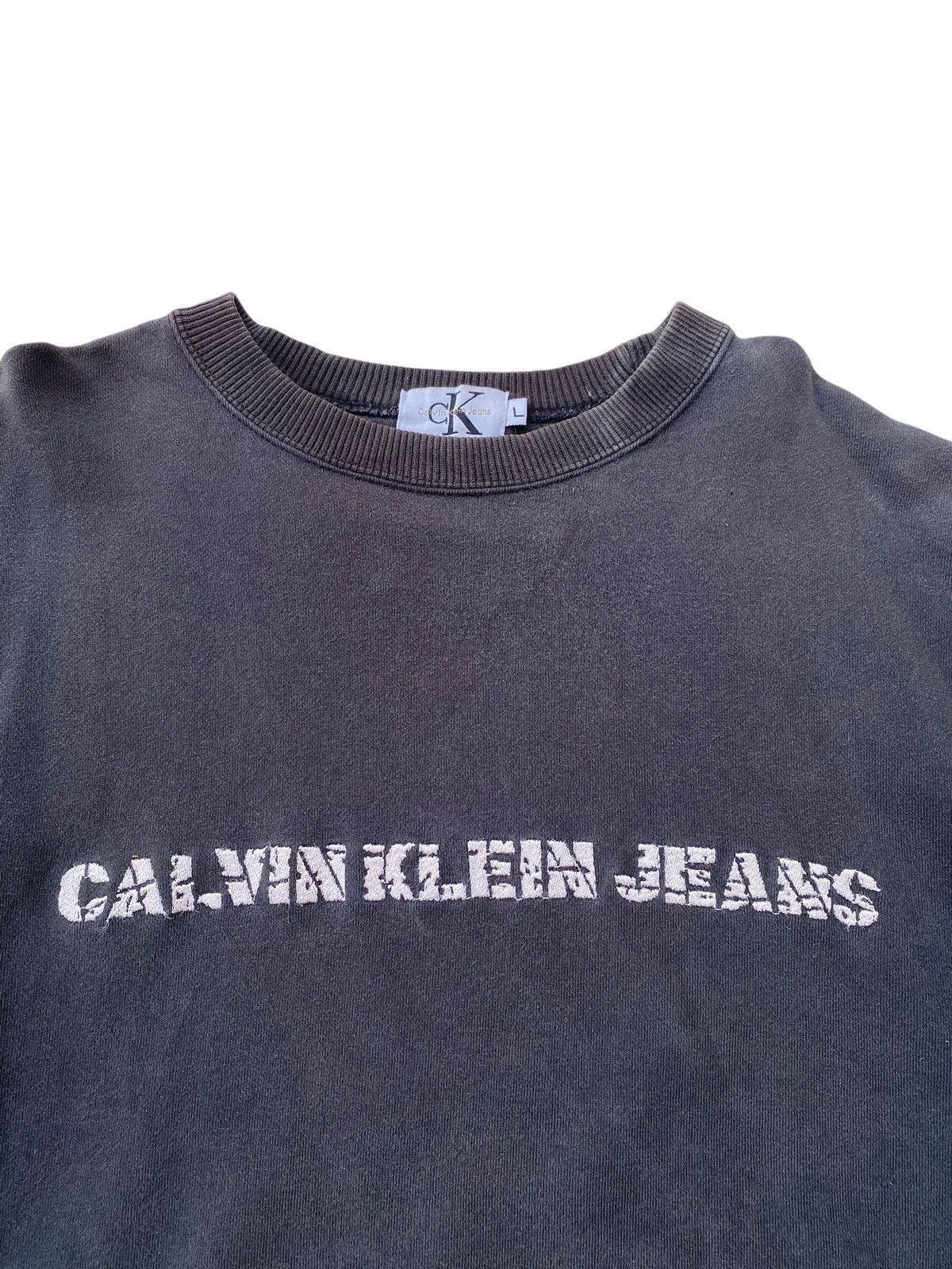 Calvin Klein × Vintage Vtg Calvin Klein Black Faded Size US L / EU 52-54 / 3 - 5 Thumbnail