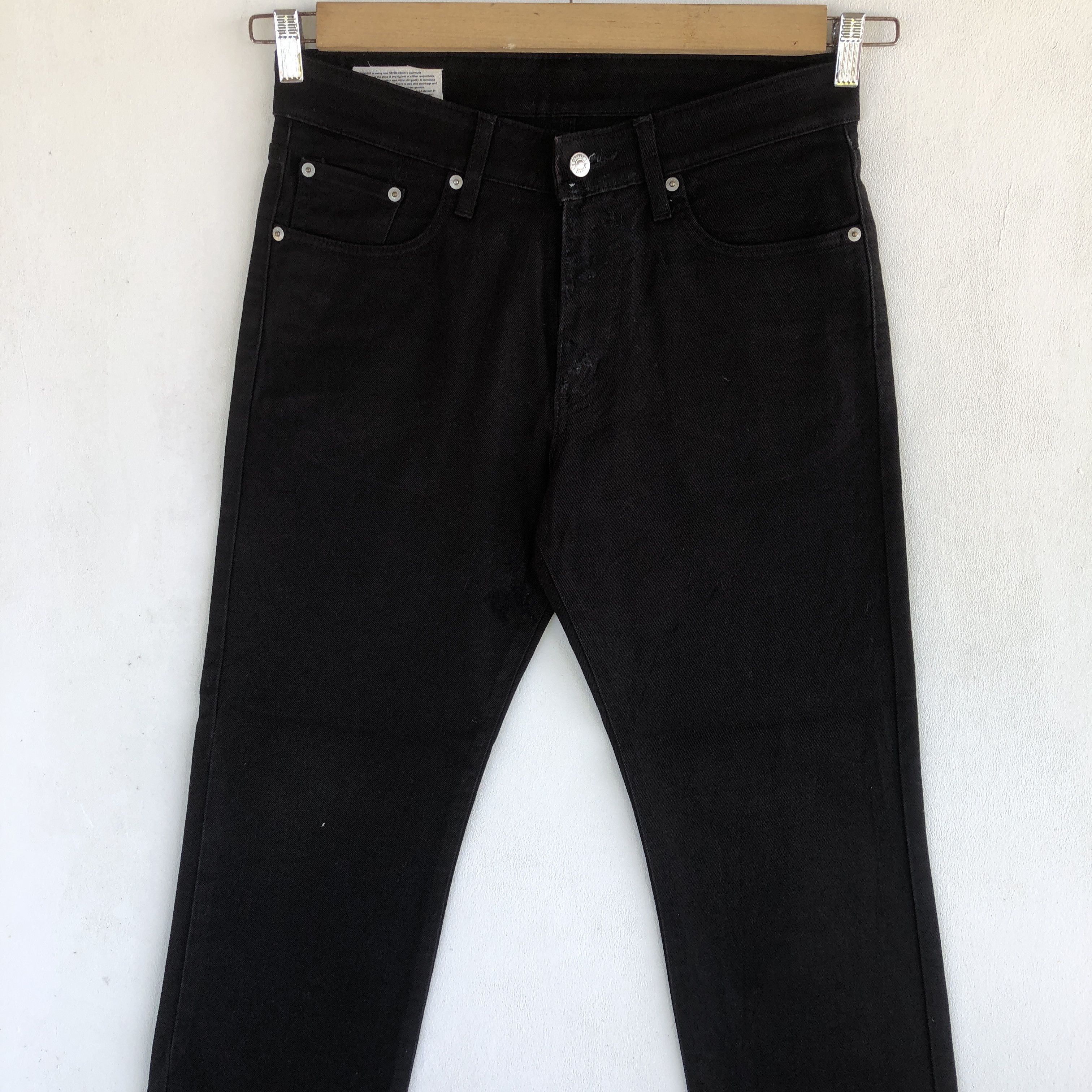 Japanese Brand Vintage Faded Black Japanese Jeans Faded Black Denim Pants Size US 30 / EU 46 - 3 Thumbnail