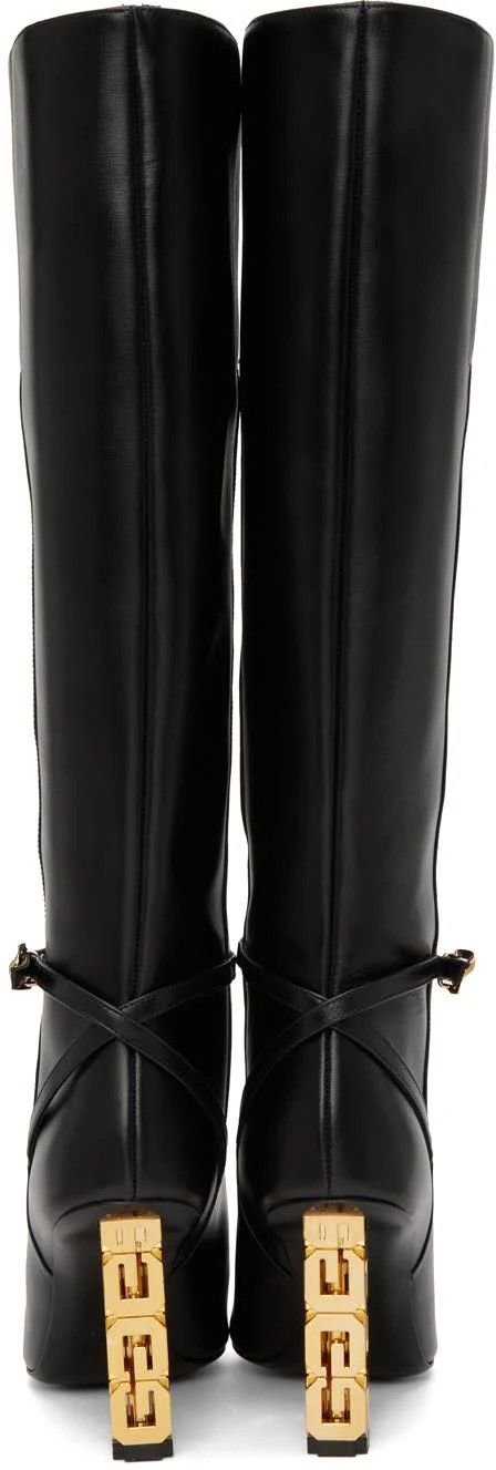 Givenchy o1loc1c0724 Cube Boots in Black Size US 10 / IT 40 - 2 Thumbnail