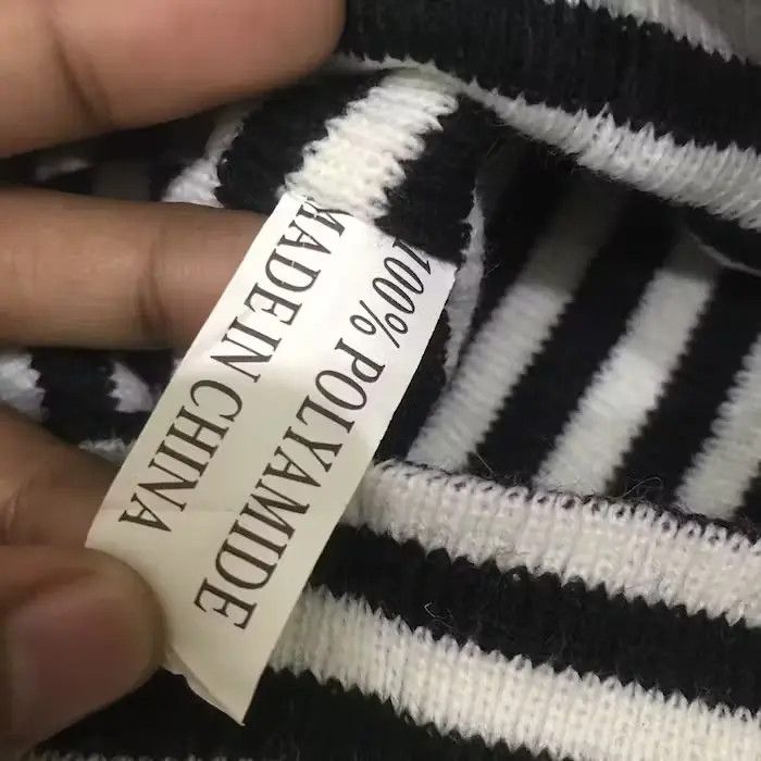 Japanese Brand Japanese Brand Stripe Jail Beanie Hat Size ONE SIZE - 5 Thumbnail