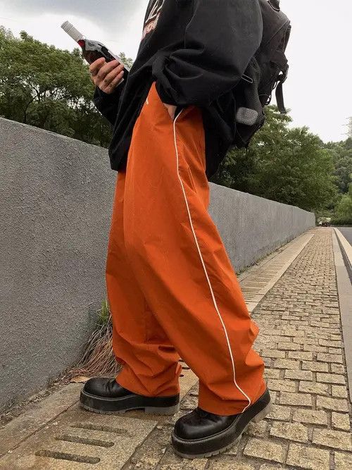 Vintage Orange retro punk pants Size US 31 - 2 Thumbnail