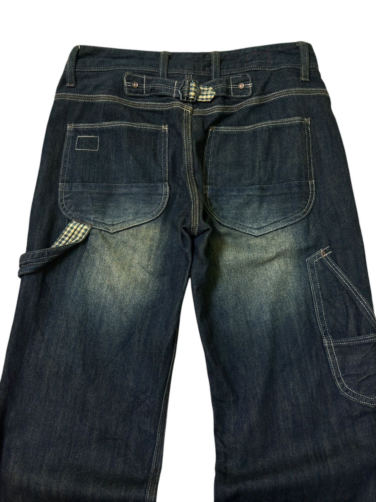 Hysteric Glamour Vintage IN THE GROOVE Baker Pants Muddy Wash Worker Denim Size US 28 / EU 44 - 10 Thumbnail