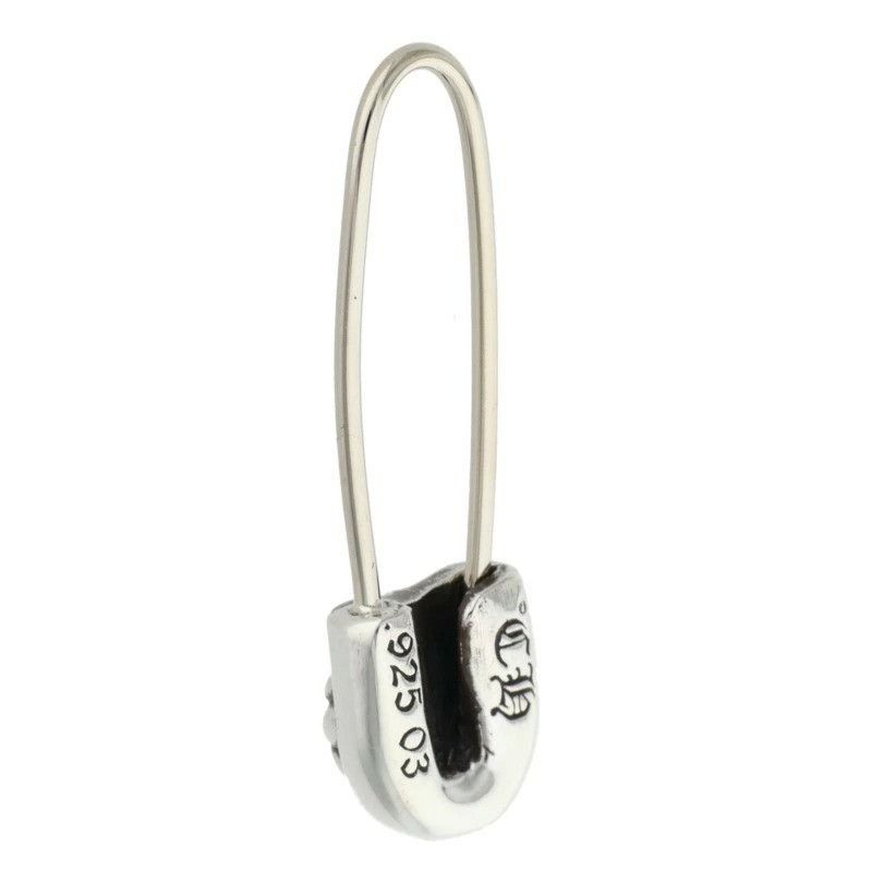Chrome Hearts CHROME HEARTS SAFETY PIN CROSS SILVER Size ONE SIZE - 4 Thumbnail