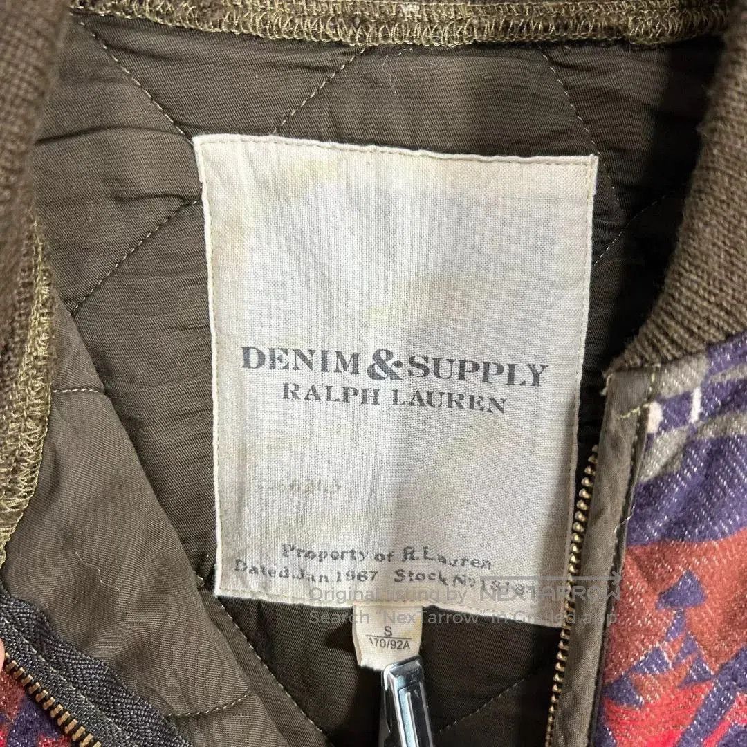 Denim & Supply Ralph Lauren RRL Double RL Quilted Navajo Shirt Jacket. Size US S / EU 44-46 / 1 - 5 Thumbnail