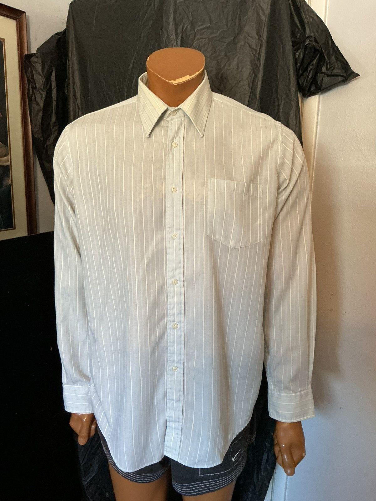 Yves Saint Laurent Vintage 80s YSL Yves Saint Laurent Striped Button Shirt Size US S / EU 44-46 / 1 - 10 Thumbnail
