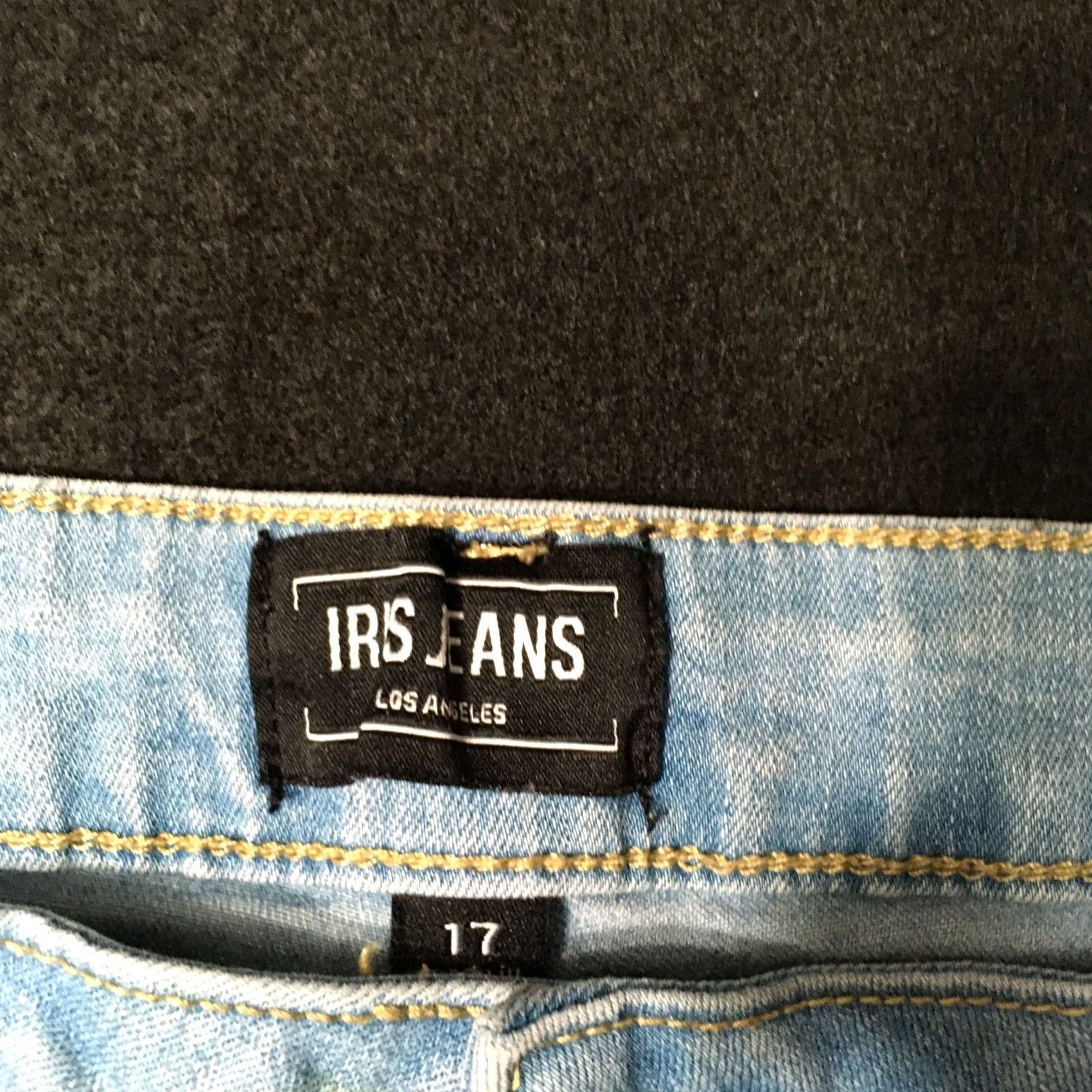 Vintage Jeans Womens Blue Distressed Zip Size 17 Side Piping Iris Jeans Denim Regular Mid Rise Distressed Pockets Cotton Blend Button Vintage: No Size 38" / US 16 / IT 52 - 2 Thumbnail