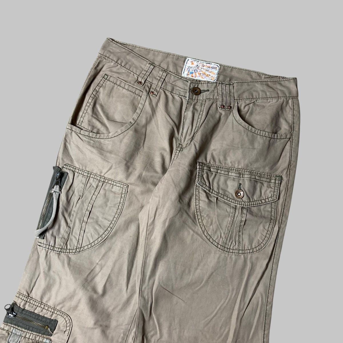 Japanese Brand × PPFM SEVEN Bondage Cargo Pants Multi Pocket💥 Size US 30 / EU 46 - 5 Thumbnail