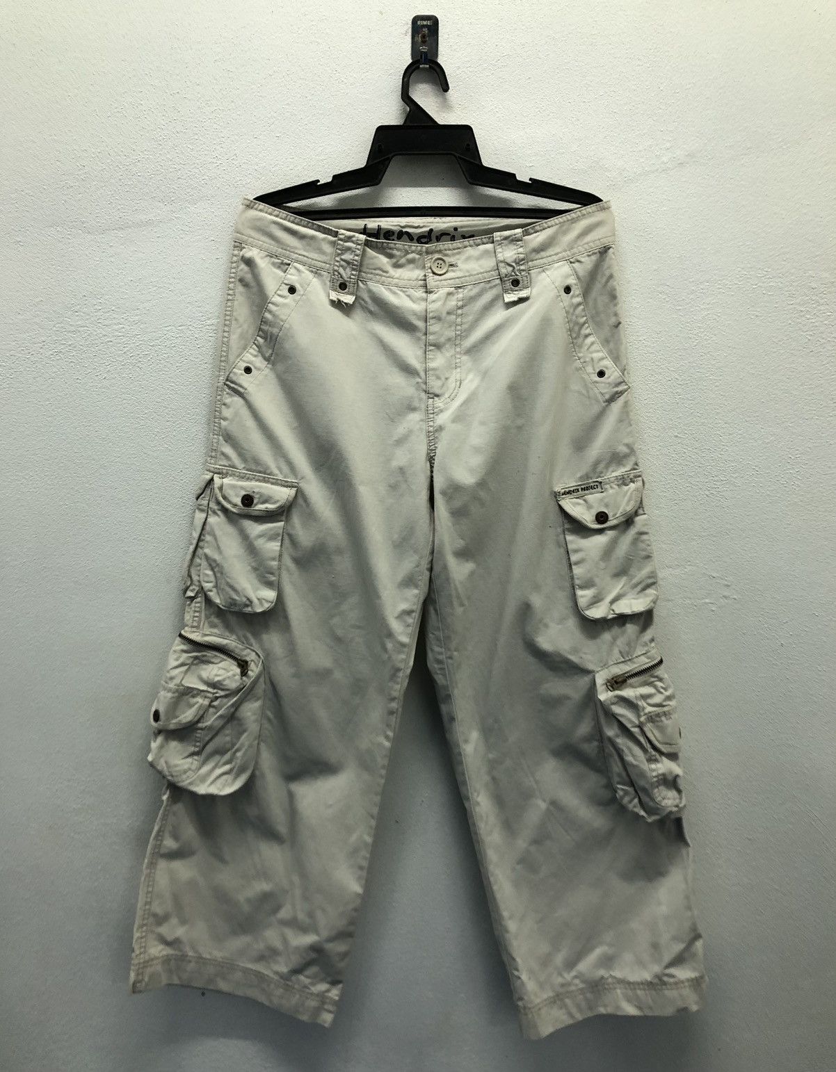 Vintage Basic House Woodstock Music And Art Fair Hendrix Cargo Pants Size US 35 - 1 Thumbnail