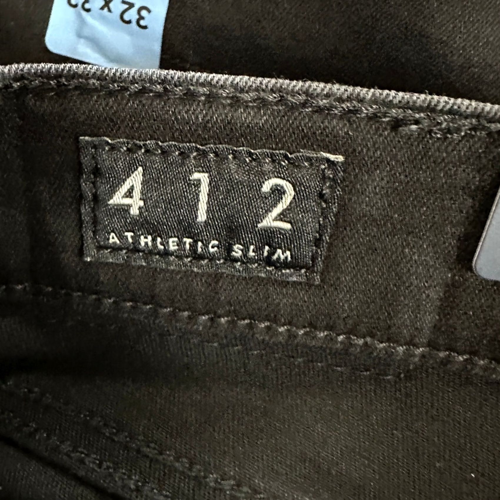 Lucky Brand Lucky Brand 412 Mens Slim Jeans 32X32 Black Distressed Mid Rise Jeans Slim Fit Mens 32 Inseam 32 Mock Tag NEW Size US 32 / EU 48 - 7 Thumbnail