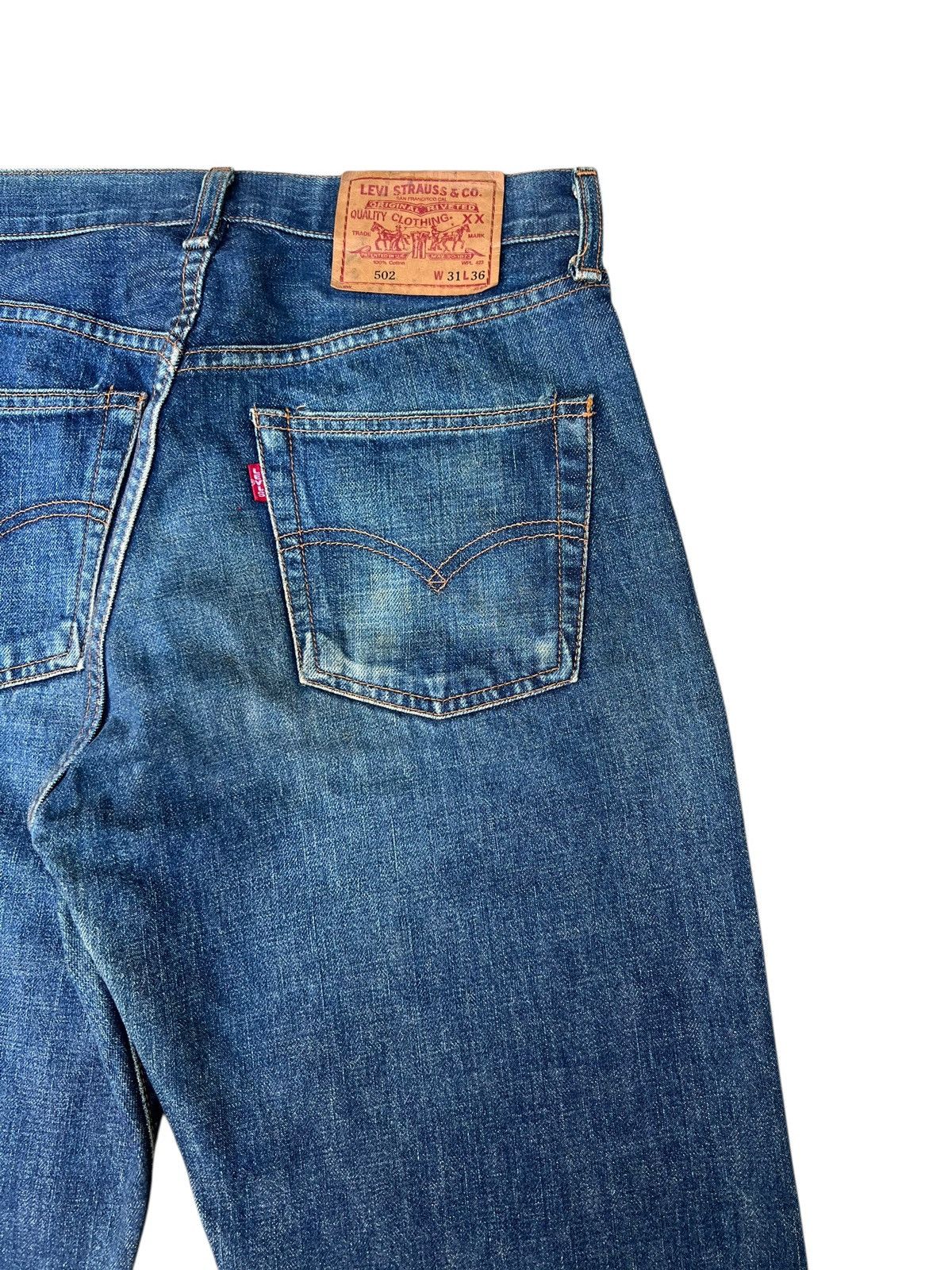 Levi's Vintage 1997 Levi’s 502 XX Big E Denim Selvedge Jeans Size US 30 / EU 46 - 9 Thumbnail