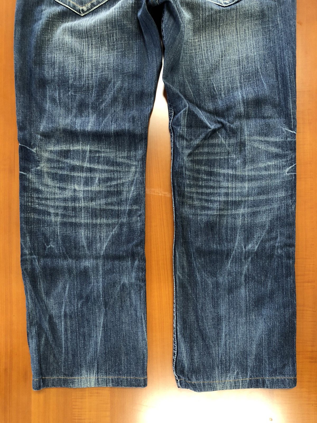 Japanese Brand Big Train Osaka Embroidered Jeans Size US 34 / EU 50 - 8 Thumbnail