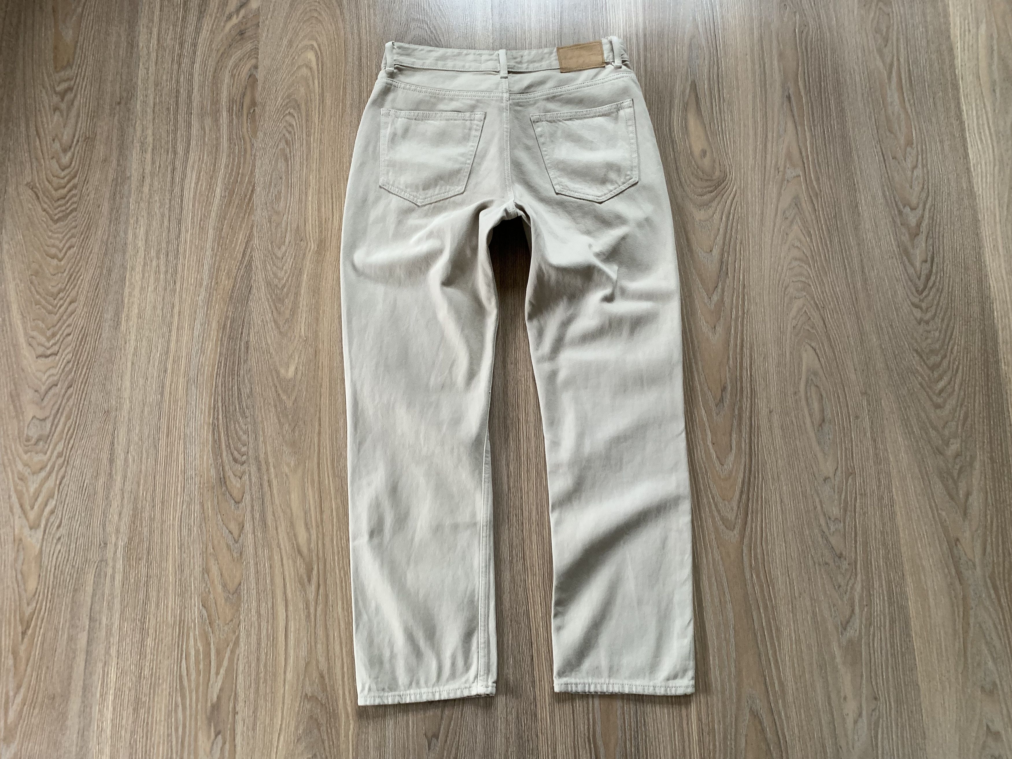 Designer × Zara Zara Beige Jeans Size US 31 - 3 Thumbnail